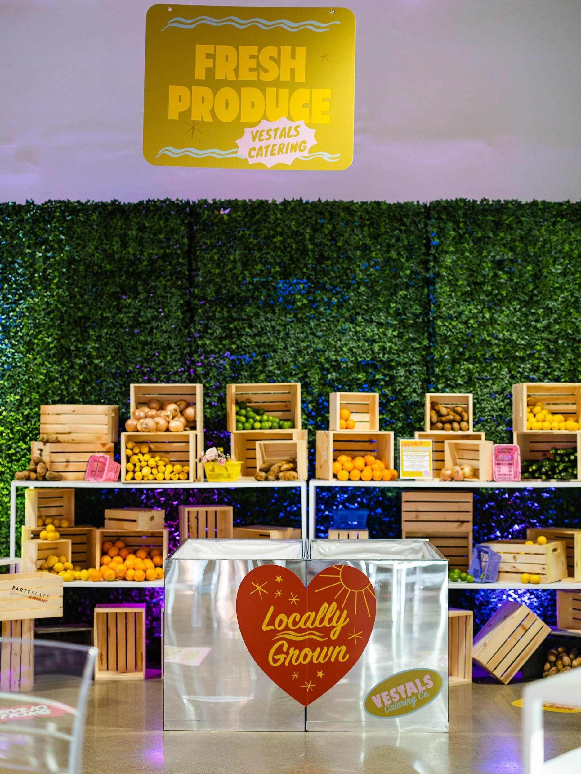 Vibrant PartySlate Supermart at On the Levee in Dallas, Texas