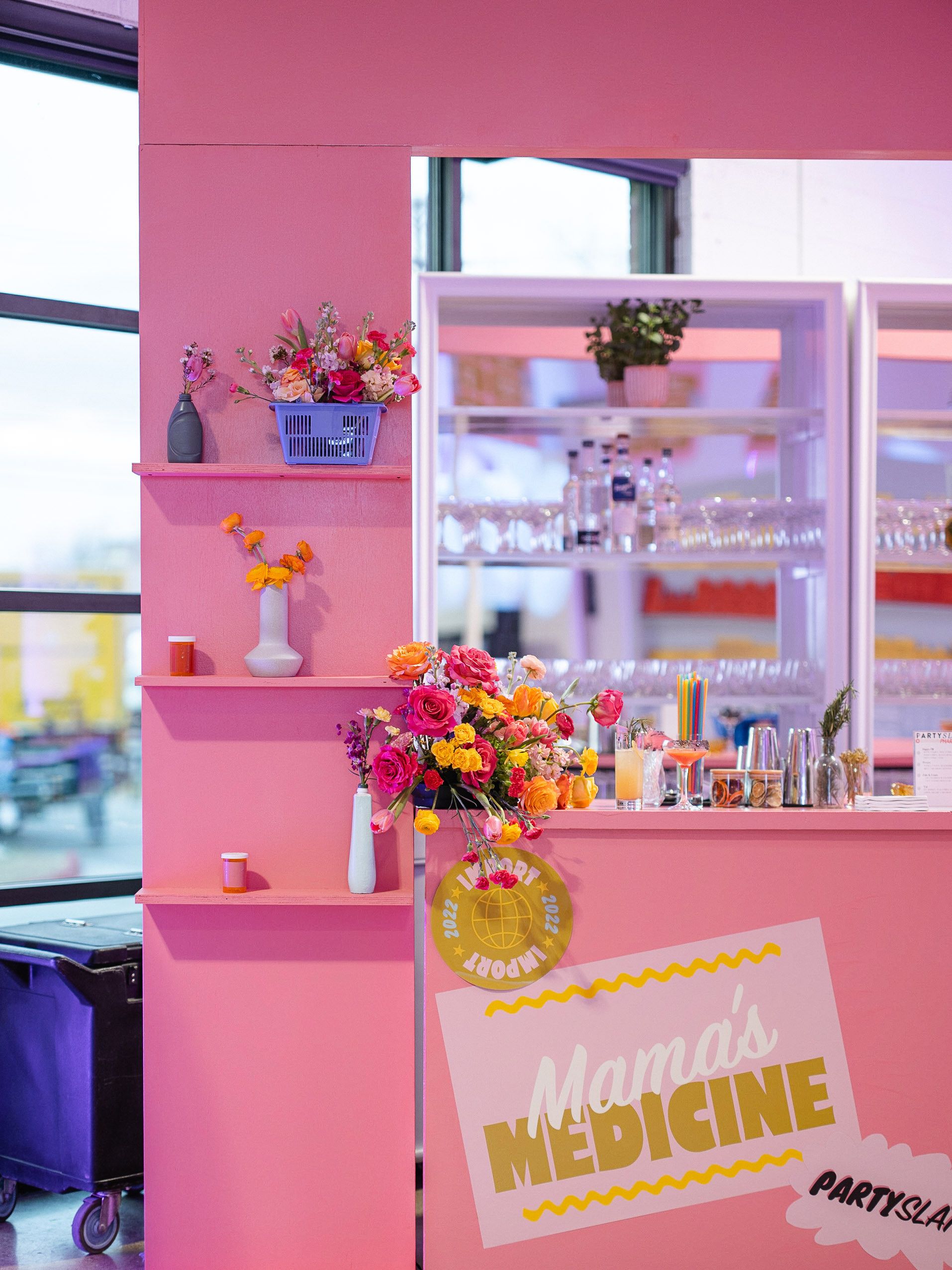 Vibrant PartySlate Supermart at On the Levee in Dallas, Texas