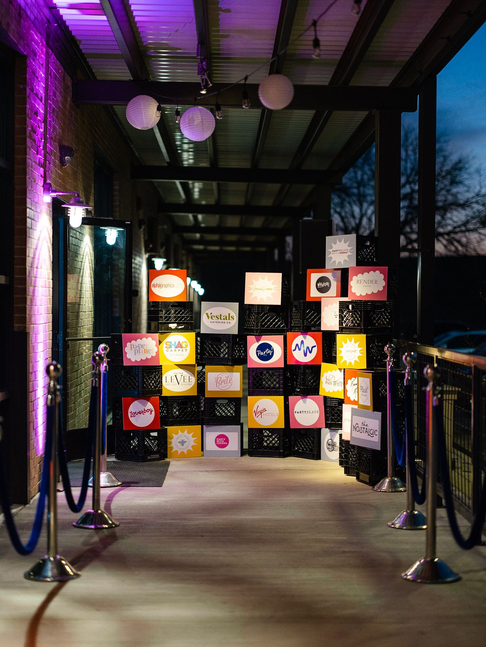 Vibrant PartySlate Supermart at On the Levee in Dallas, Texas