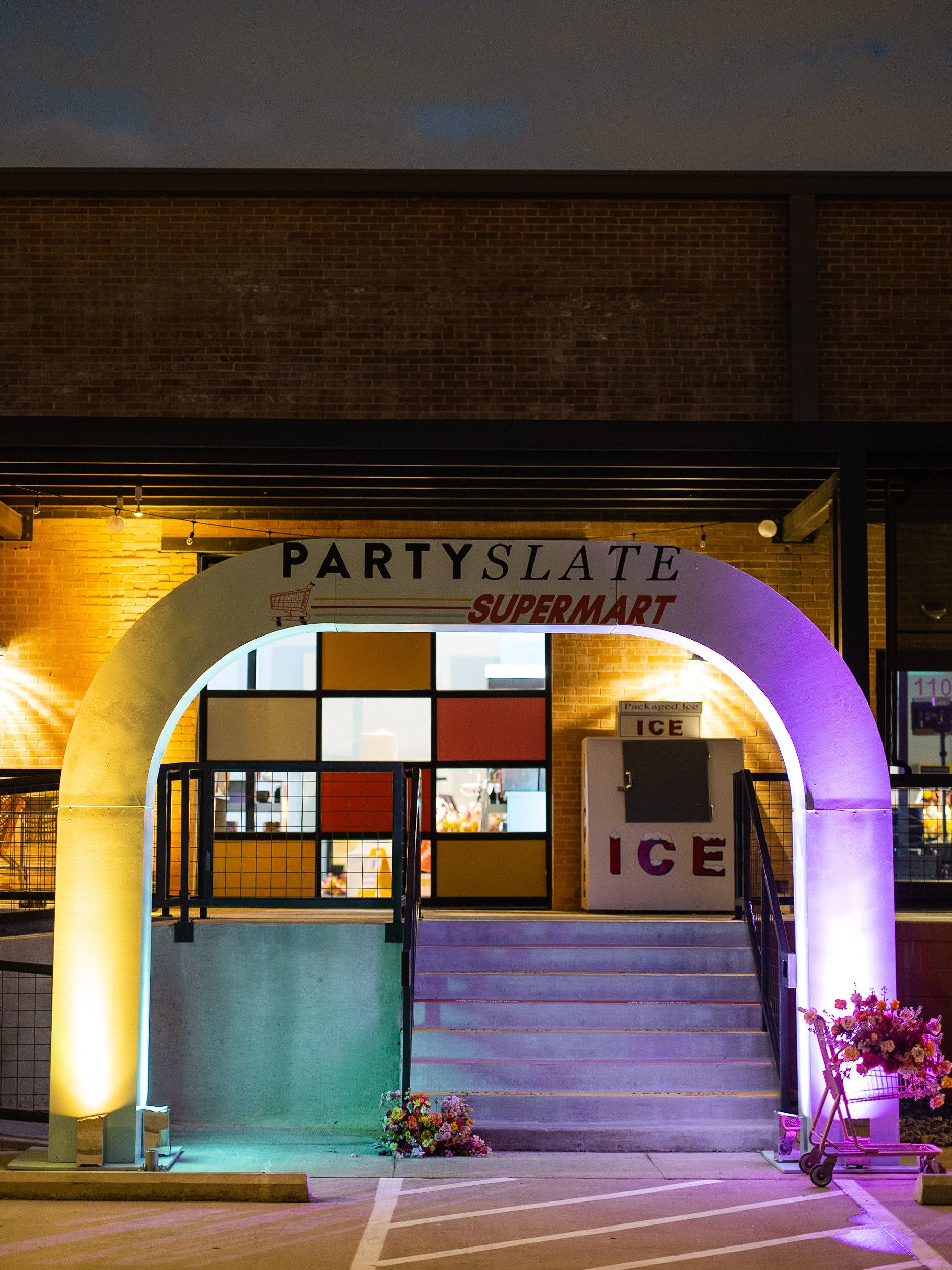 Vibrant PartySlate Supermart at On the Levee in Dallas, Texas