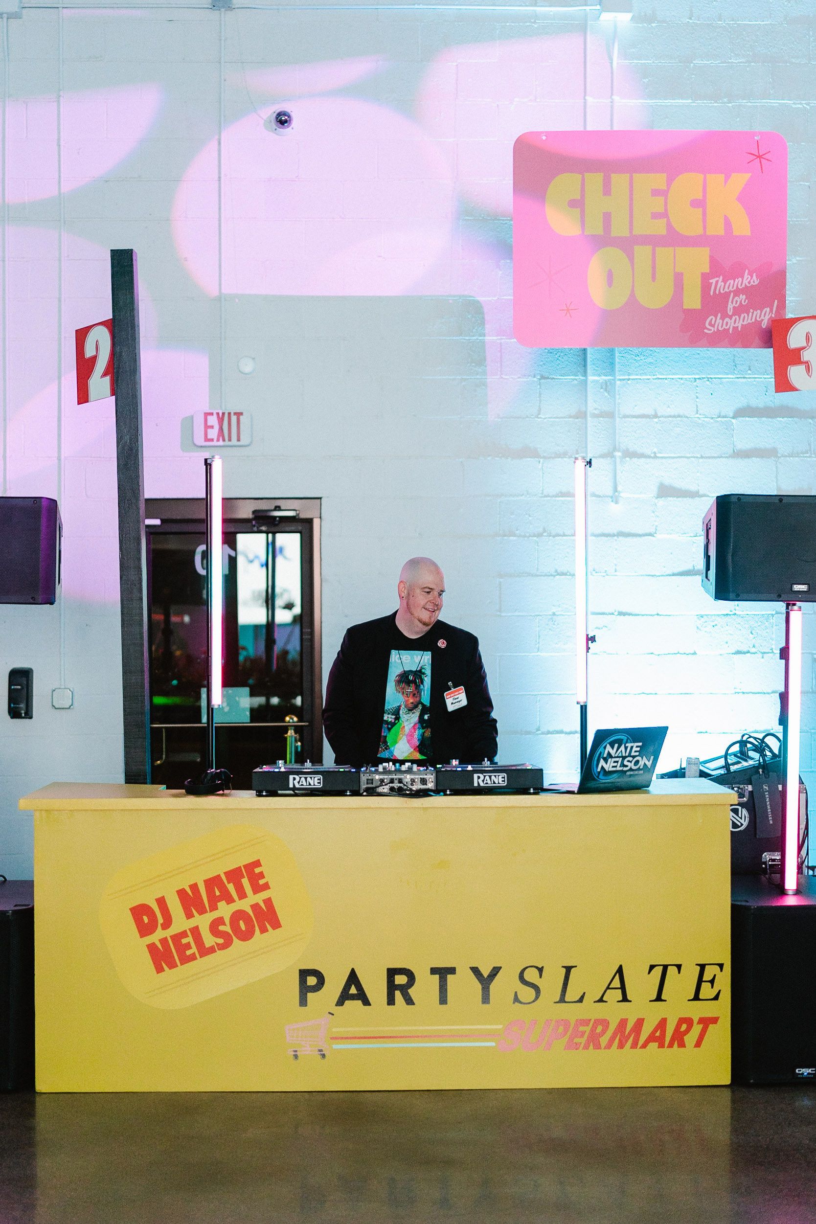 Vibrant PartySlate Supermart at On the Levee in Dallas, Texas
