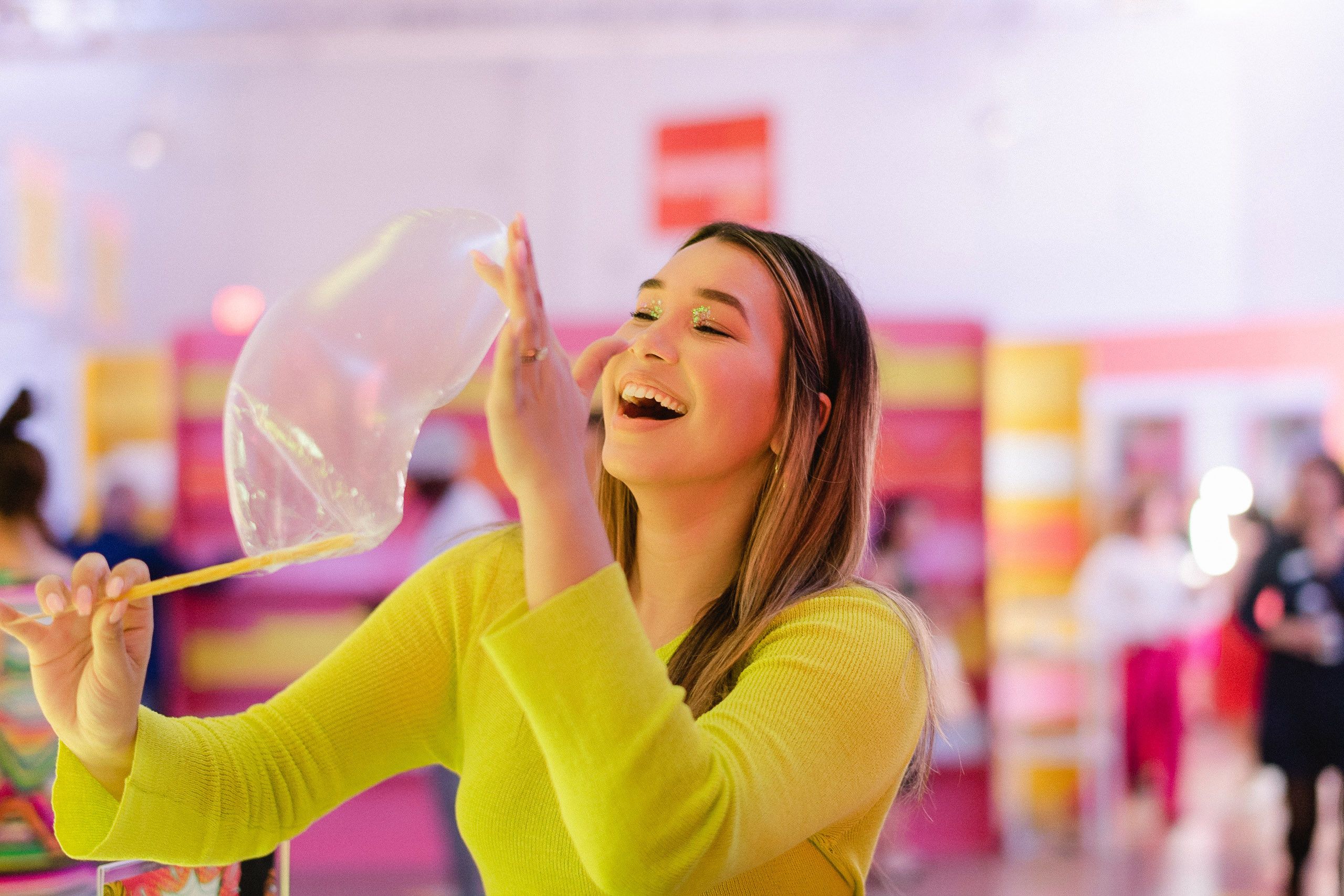 Vibrant PartySlate Supermart at On the Levee in Dallas, Texas