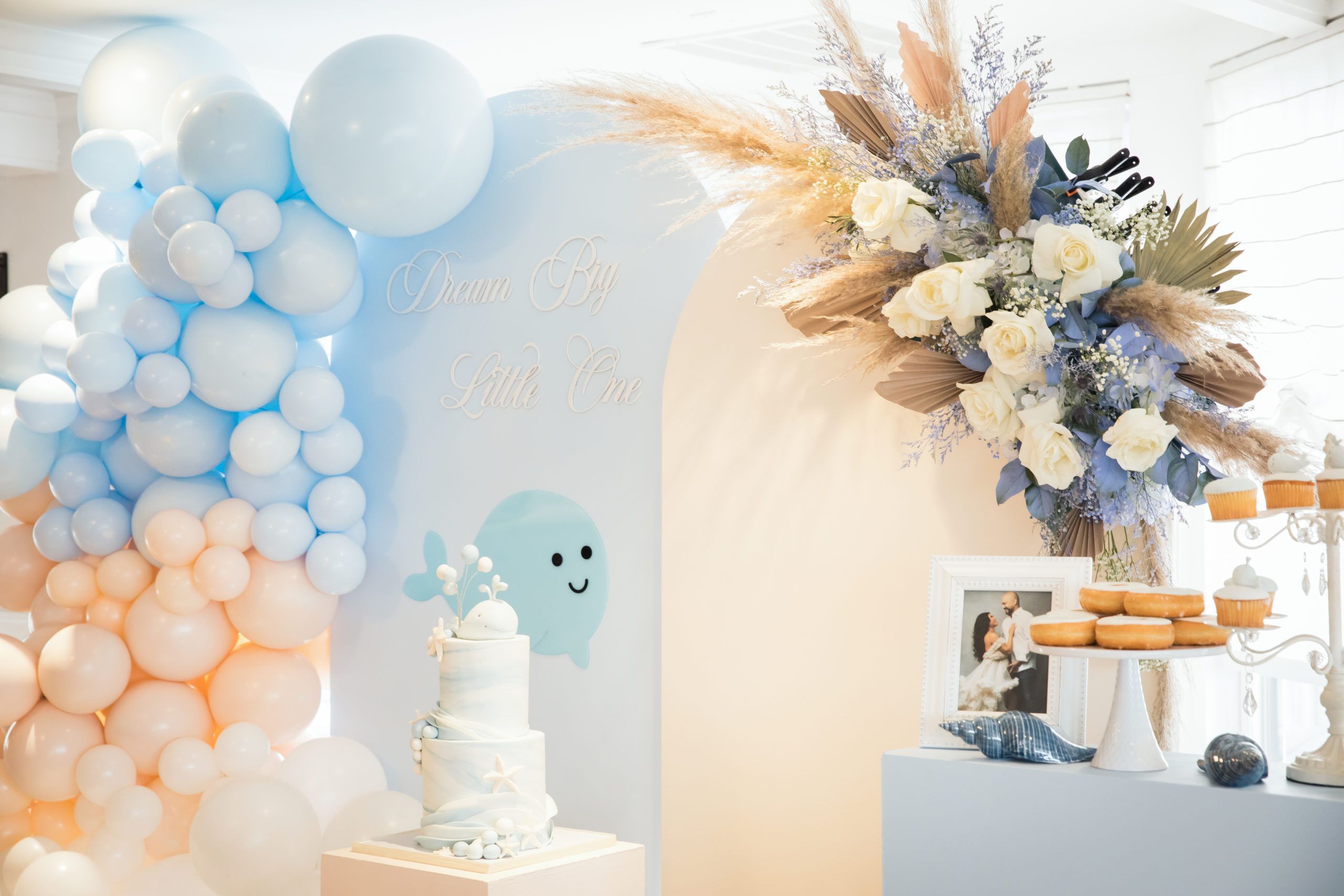 Boho Luxe Ocean Themed Baby Shower at Oniro Taverna in New York, New York