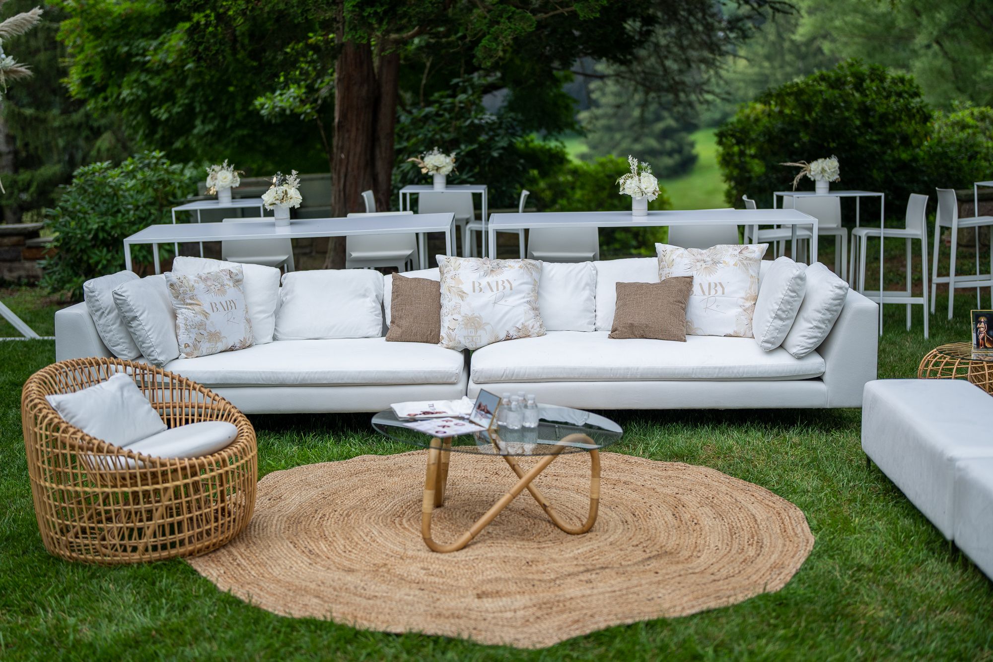 Outdoor Boho Baby Shower at Belvedere Estates in Tarrytown, New York