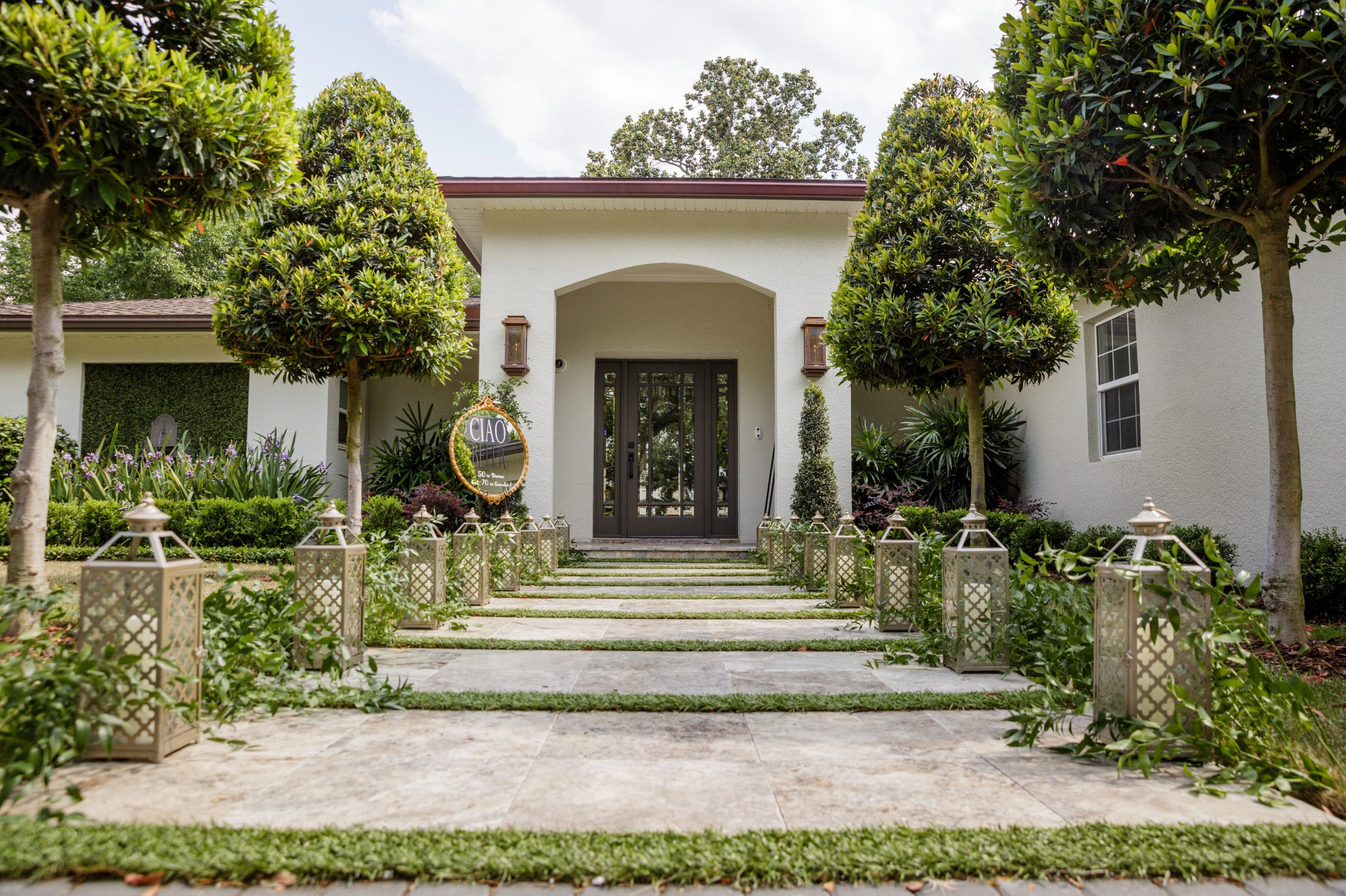 Backyard Italian Garden Birthday Celebration