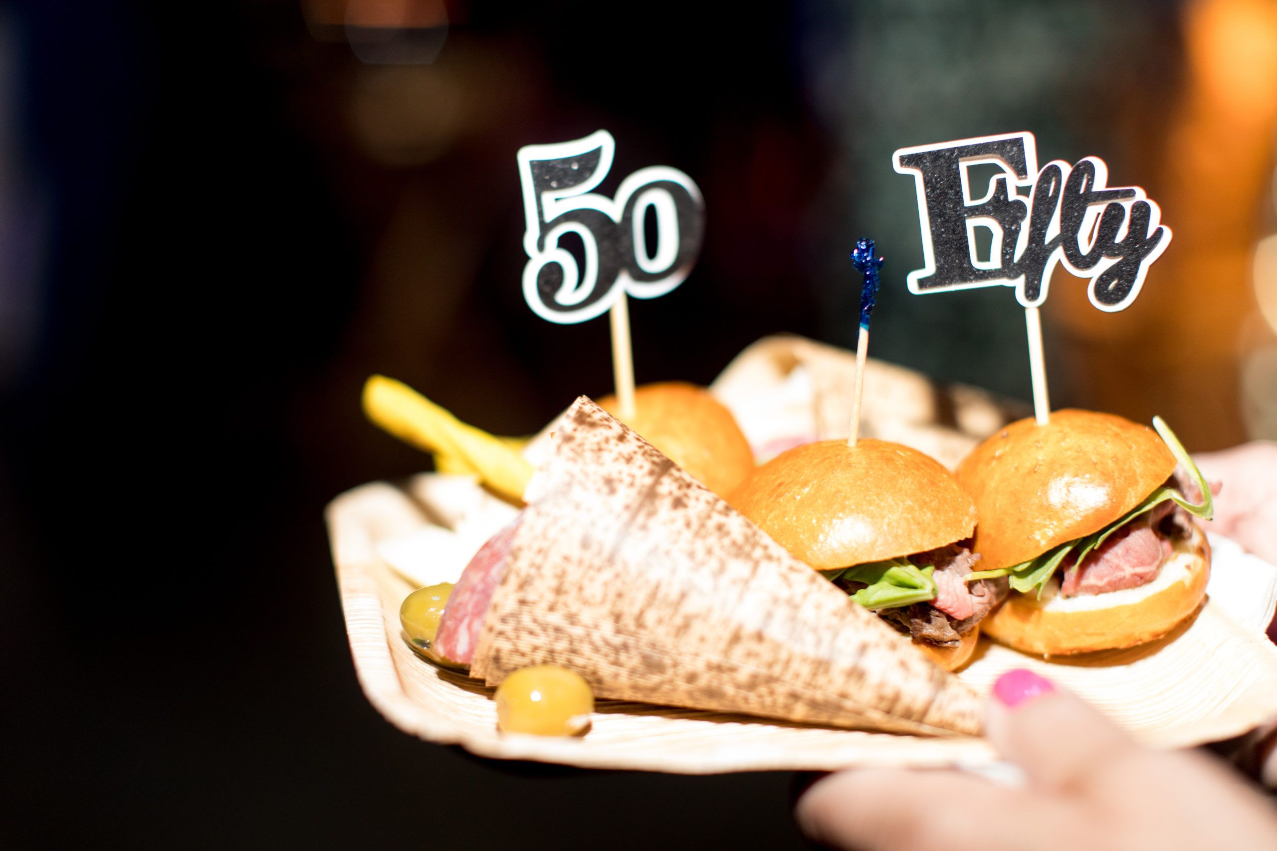 Glamorous 50th Birthday Party at The Geraghty in Chicago, Illinois