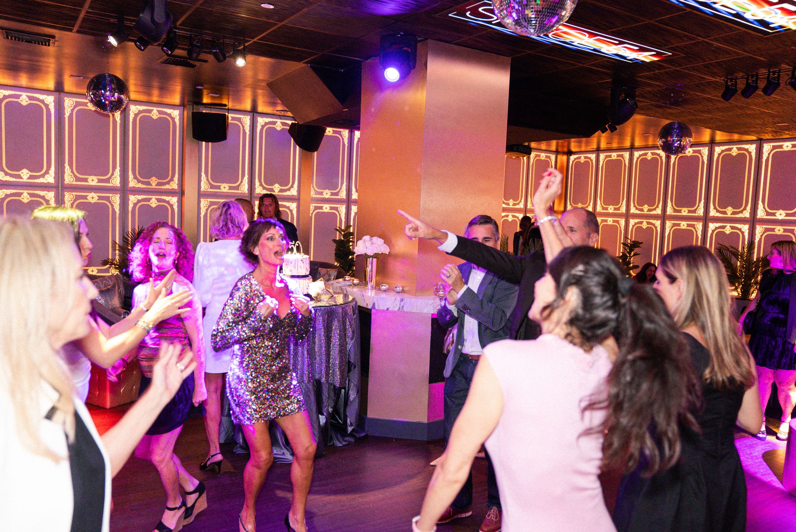Gold and Glamorous 50th Birthday Party at Space54 in New York, NY