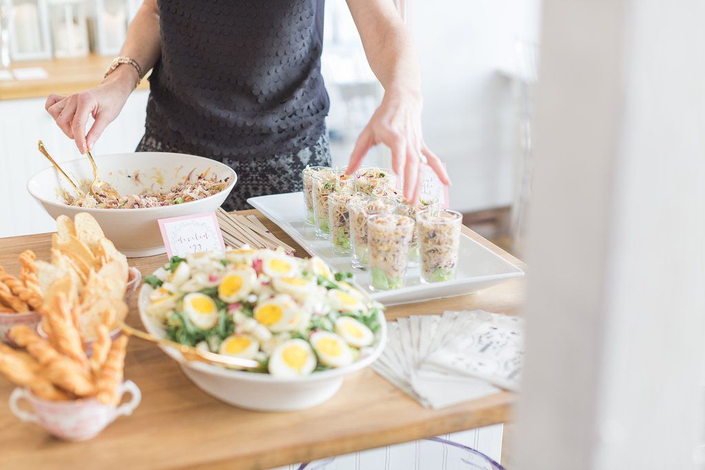 baby shower food ideas buffet style | PartySlate