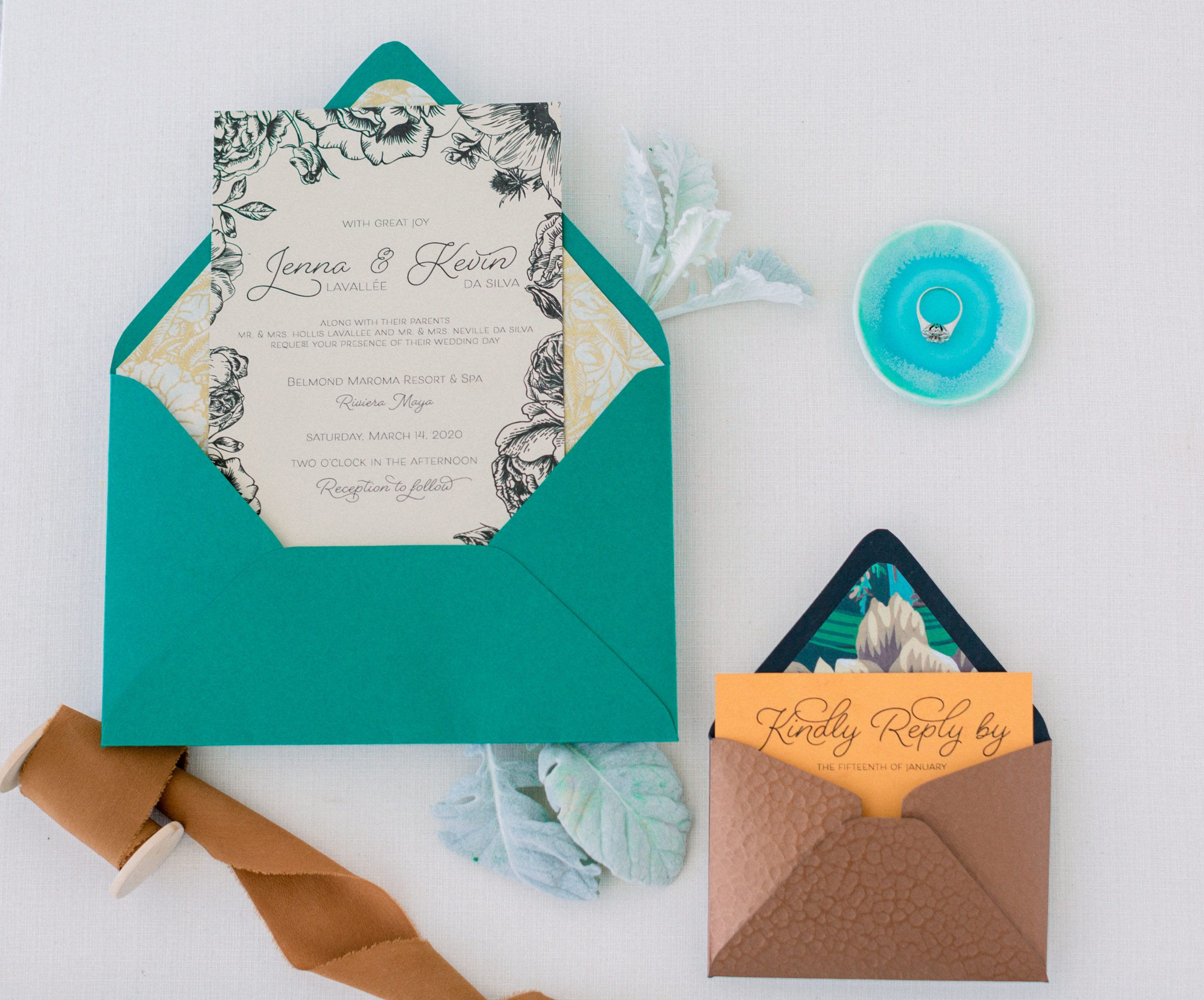 Bright Beach Wedding in Riviera Maya, Mexico