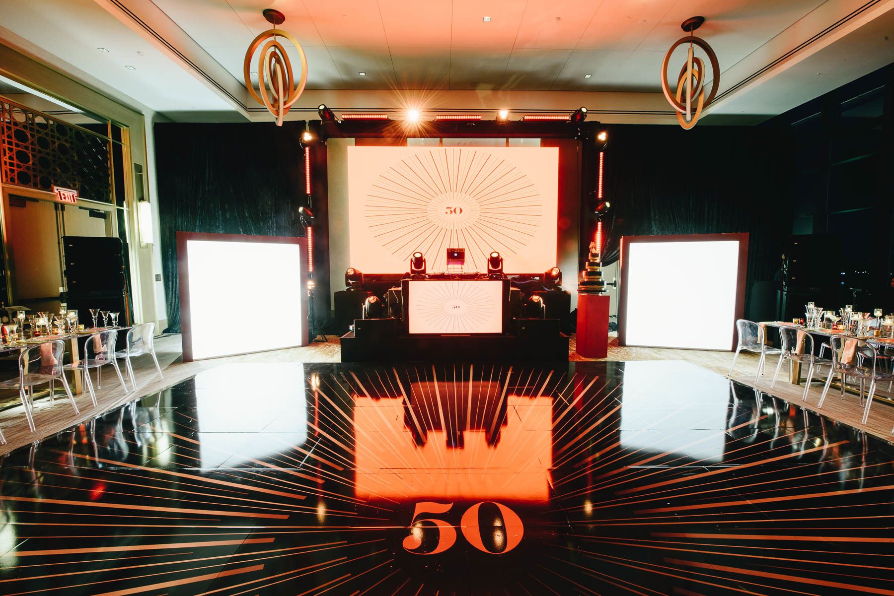 Chic "Red Hot" Surprise 50th Birthday Party at InterContinental Washington D.C. - The Wharf in Washington DC