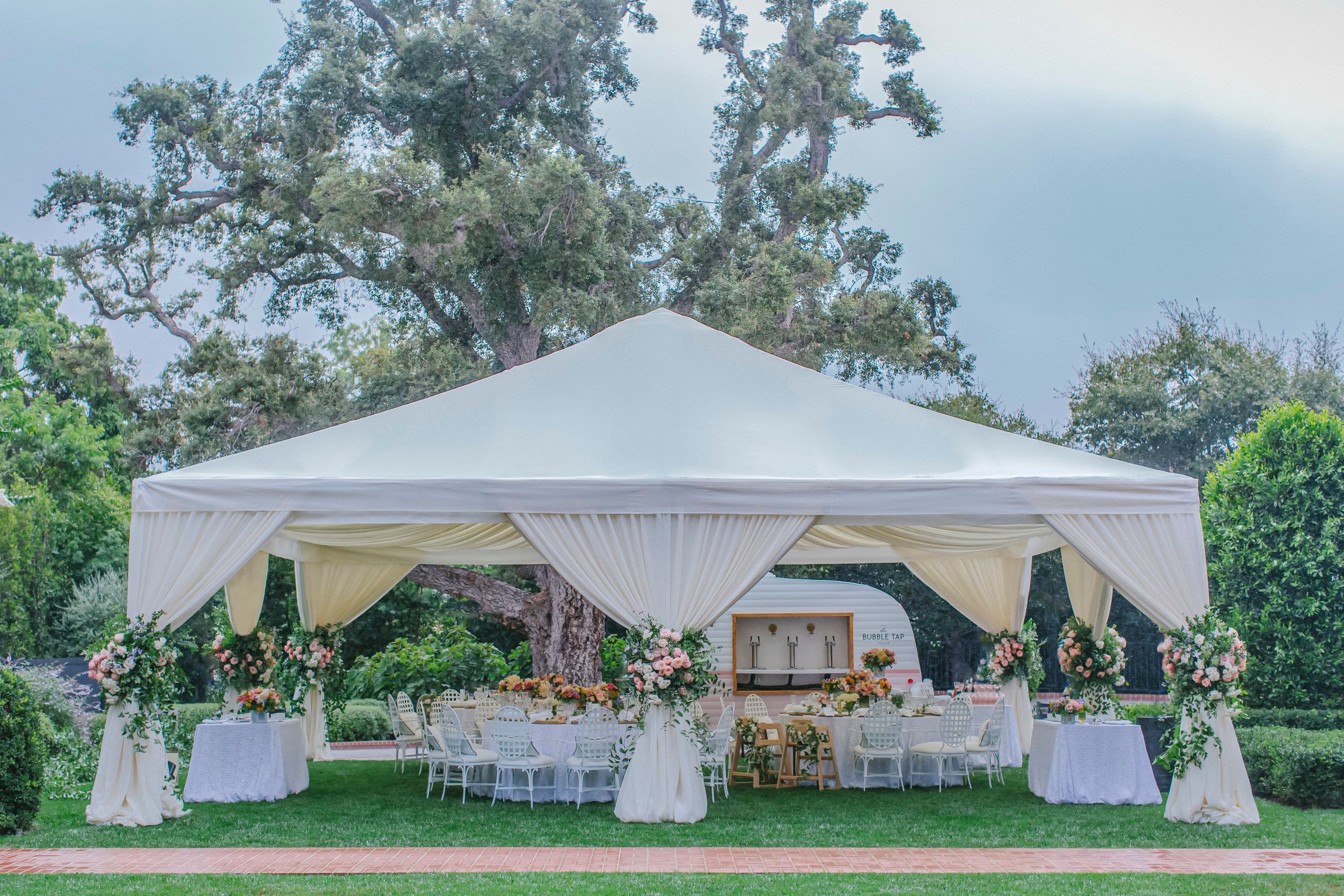 Dreamy Tented Bridal Shower in Los Angeles, CA