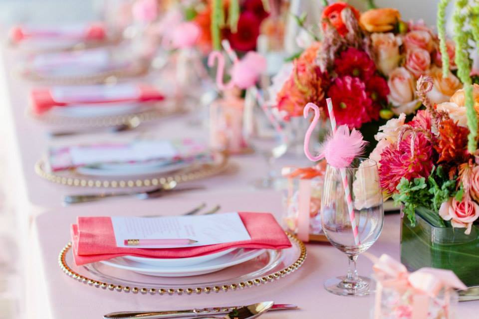 Flamingo Themed Bridal Shower