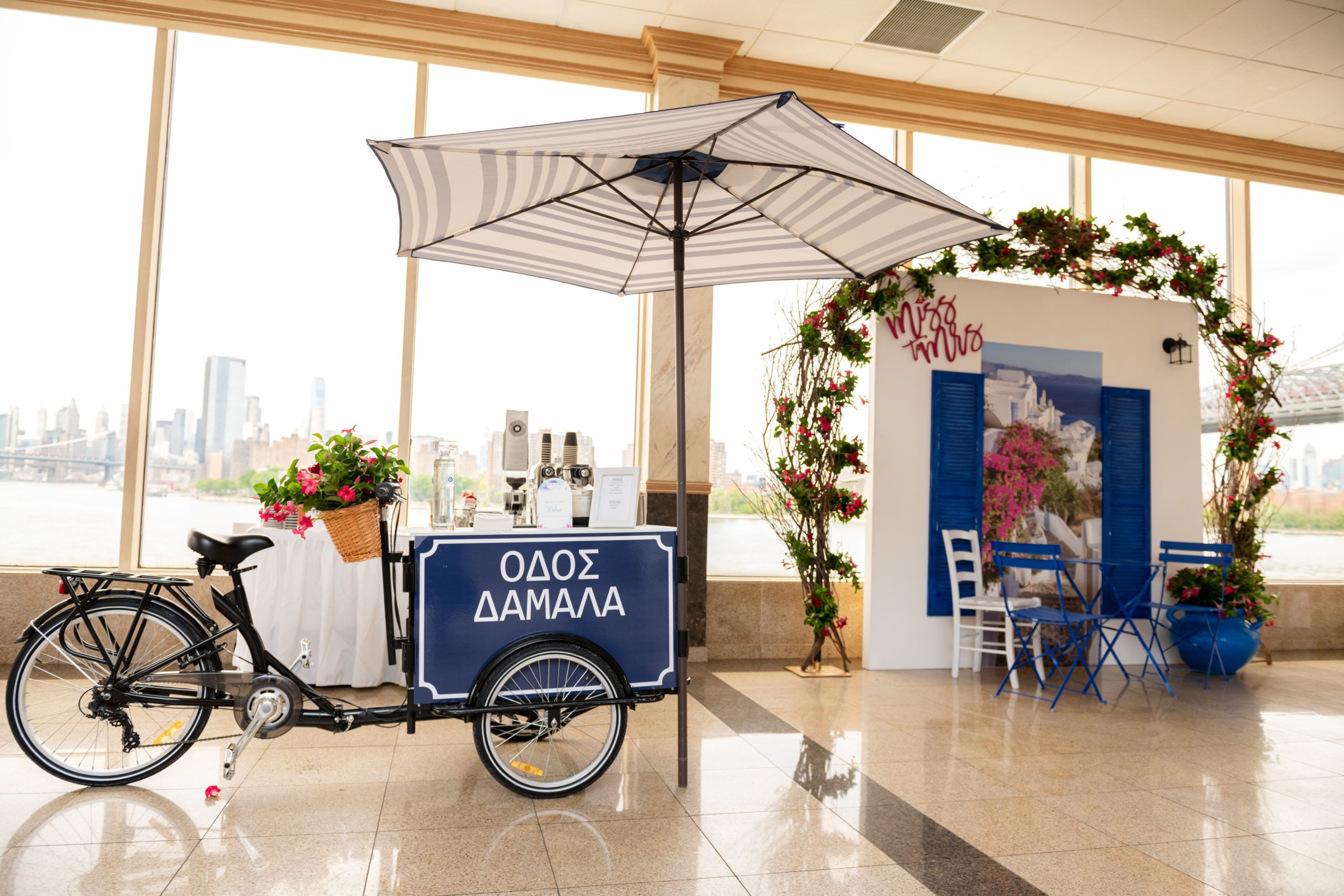 Greek Islands Bridal Shower at Giando on the Water in Brooklyn, New York