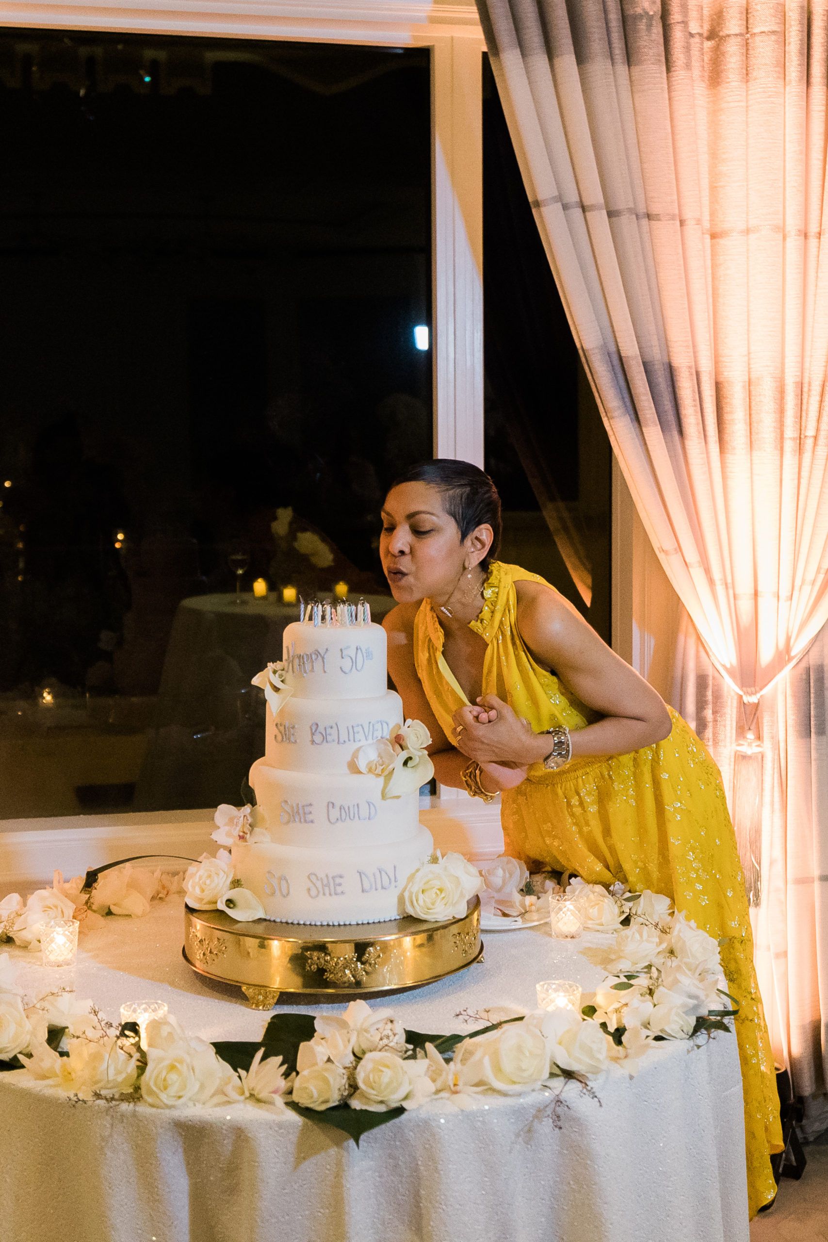 Stunning and Fresh 50th Birthday Celebration at Eau Palm Beach in Palm Beach, Florida