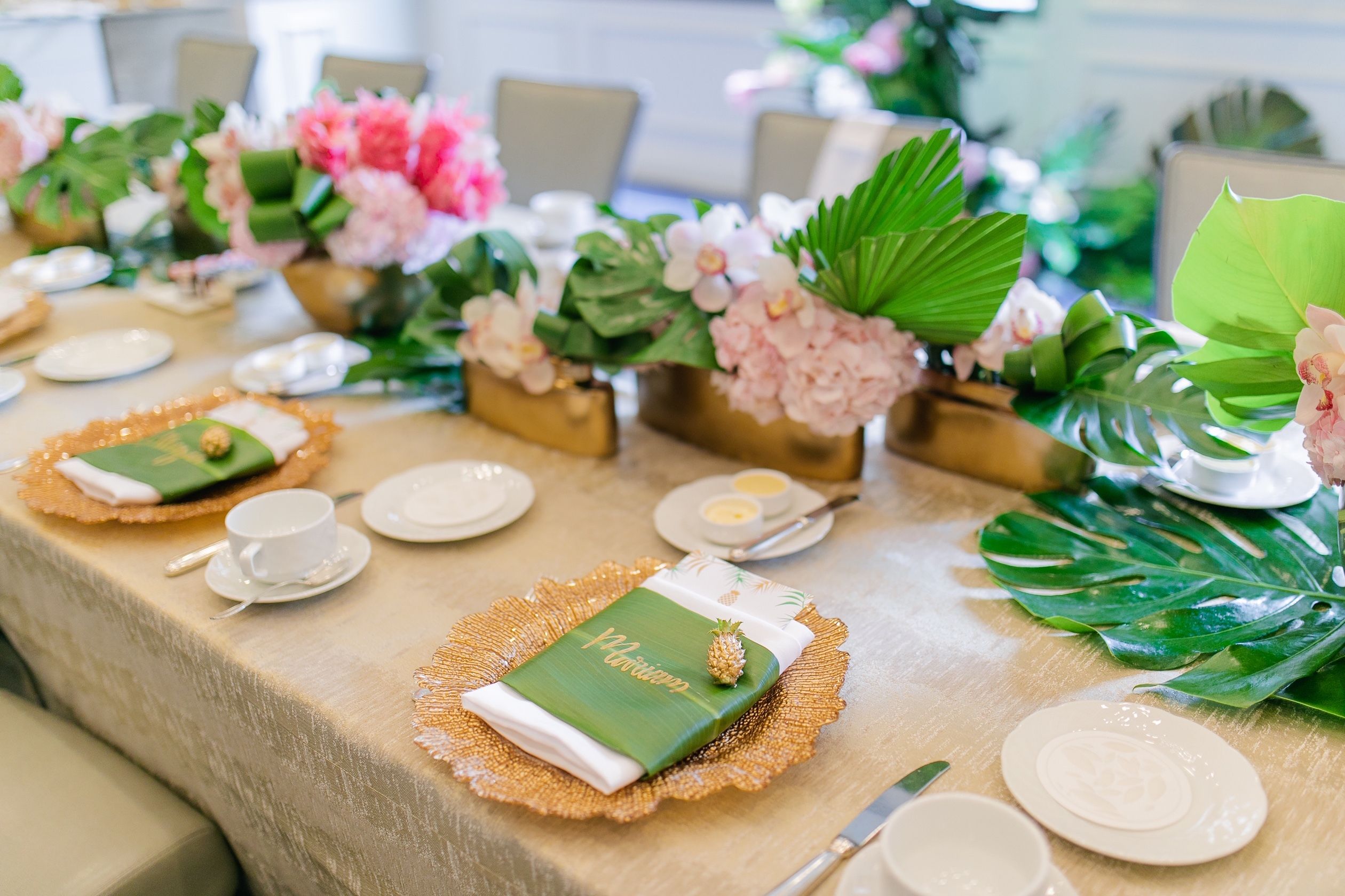 Tropical Tea Party Bridal Shower in Westlake Village, CA