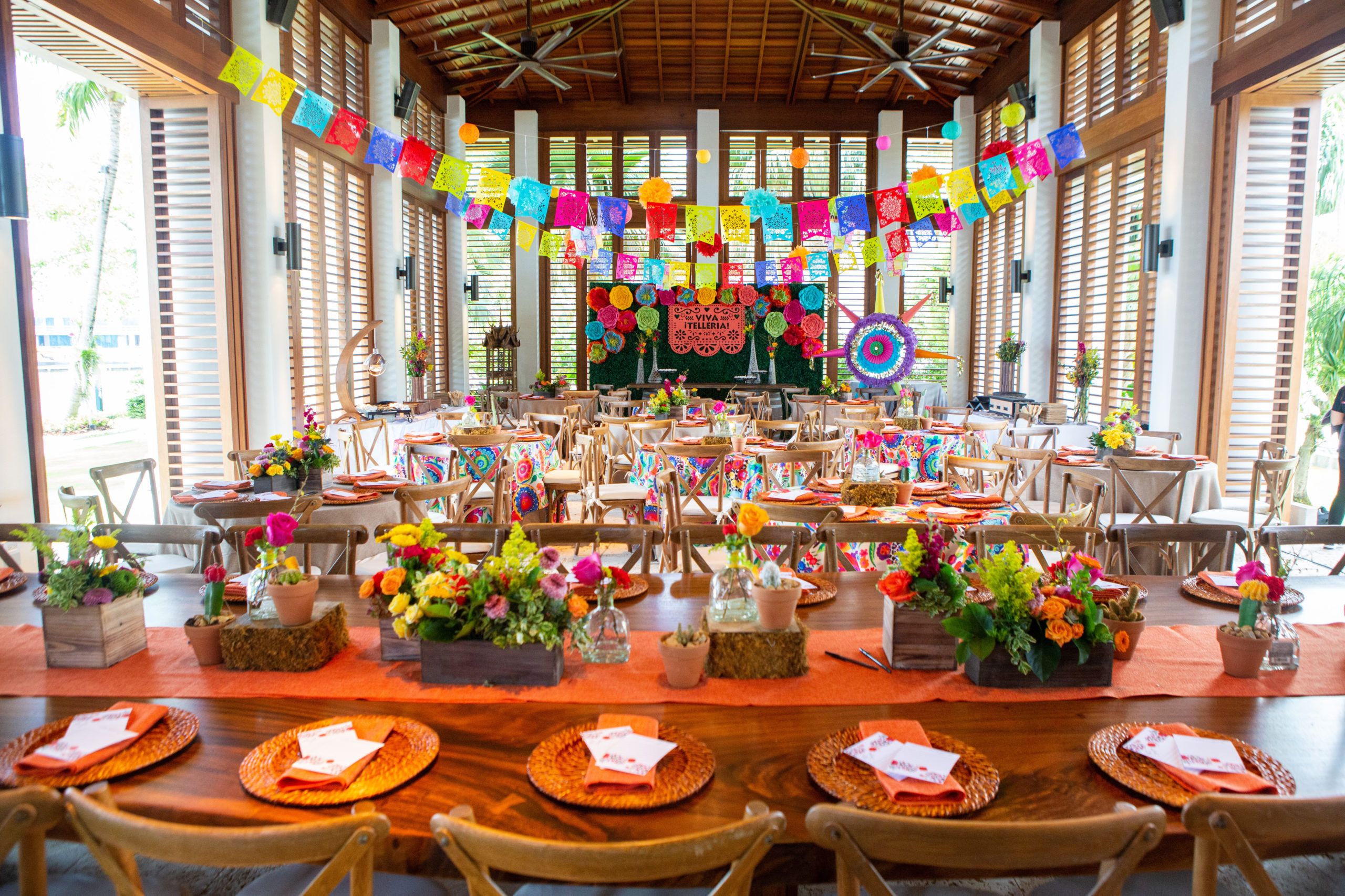 Vibrant Floral Bridal Shower in Miami, FL