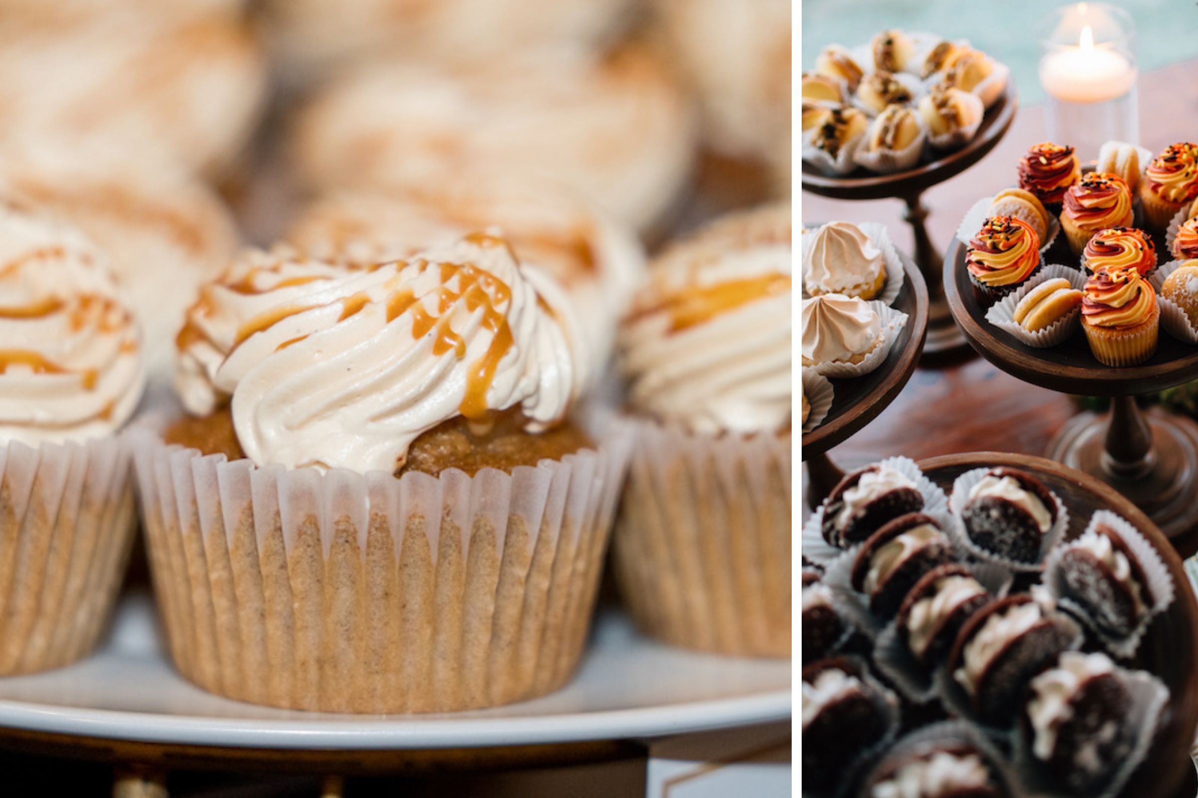 Fall-inspired cupcakes and desserts.
