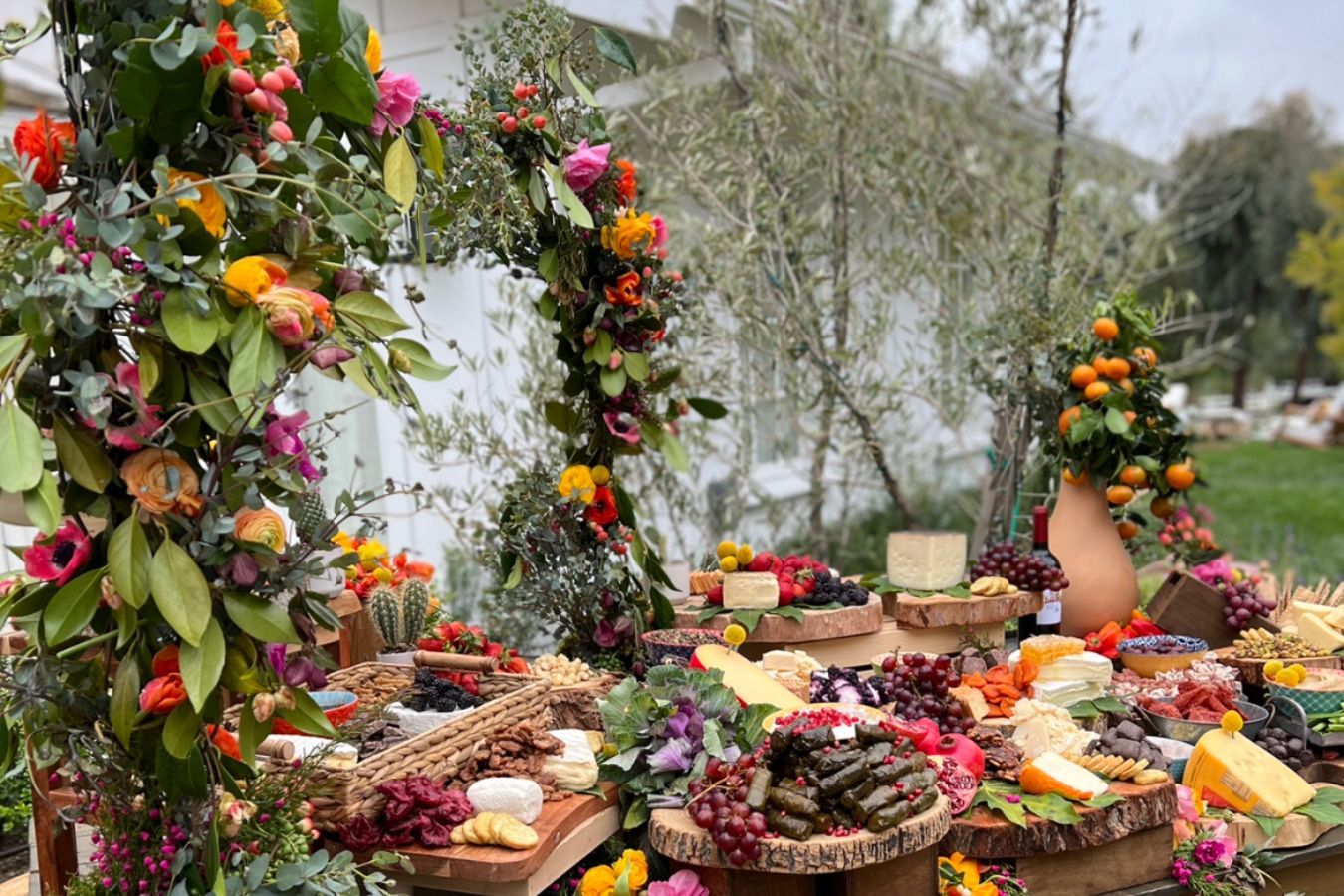 Charcuterie spread for engagement party | PartySlate