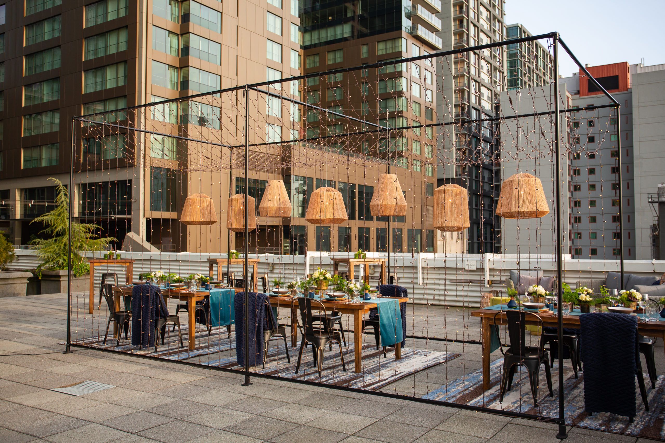 All of the Lights - Intimate Rooftop Dining at Four Seasons Hotel Seattle, WA