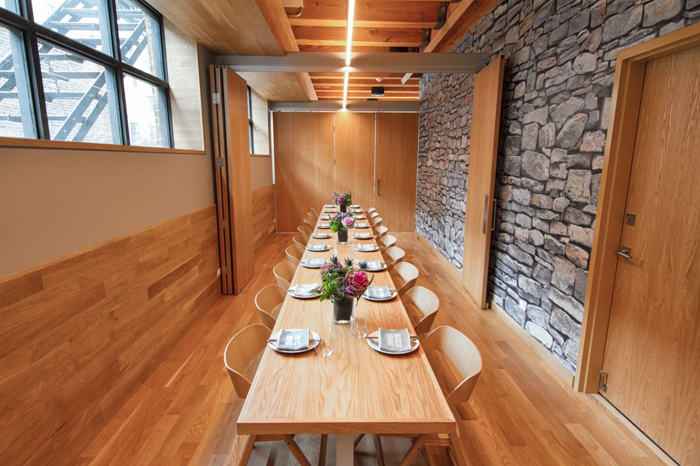 The Foyer, a semi-private dining space at avec in West Loop Chicago | PartySlate