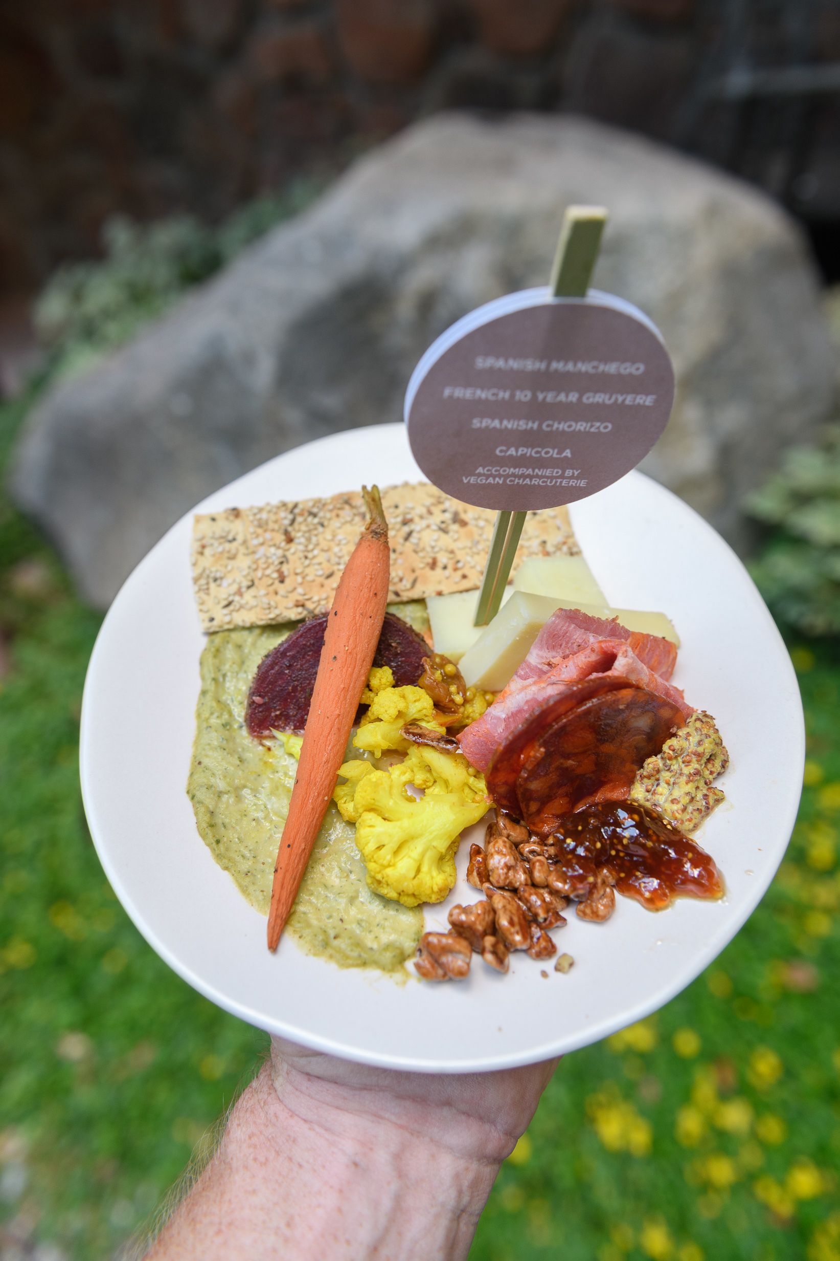 Plate of food for dinner party catered by Catering by Design | PartySlate