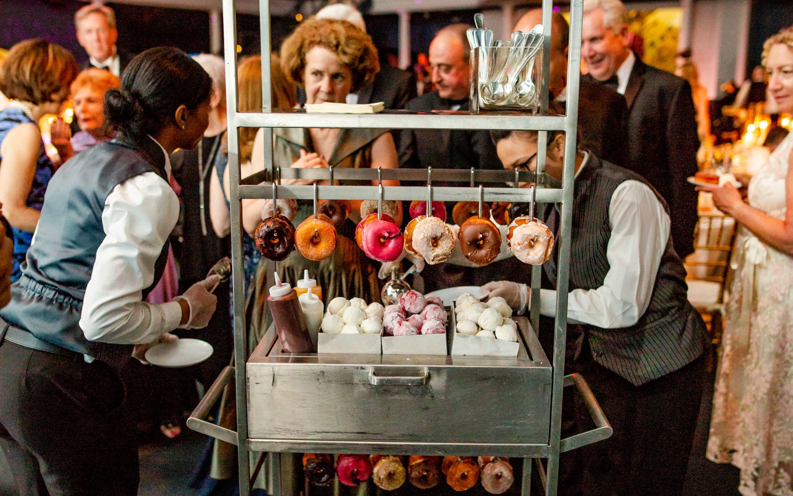 A mobile donut bar.