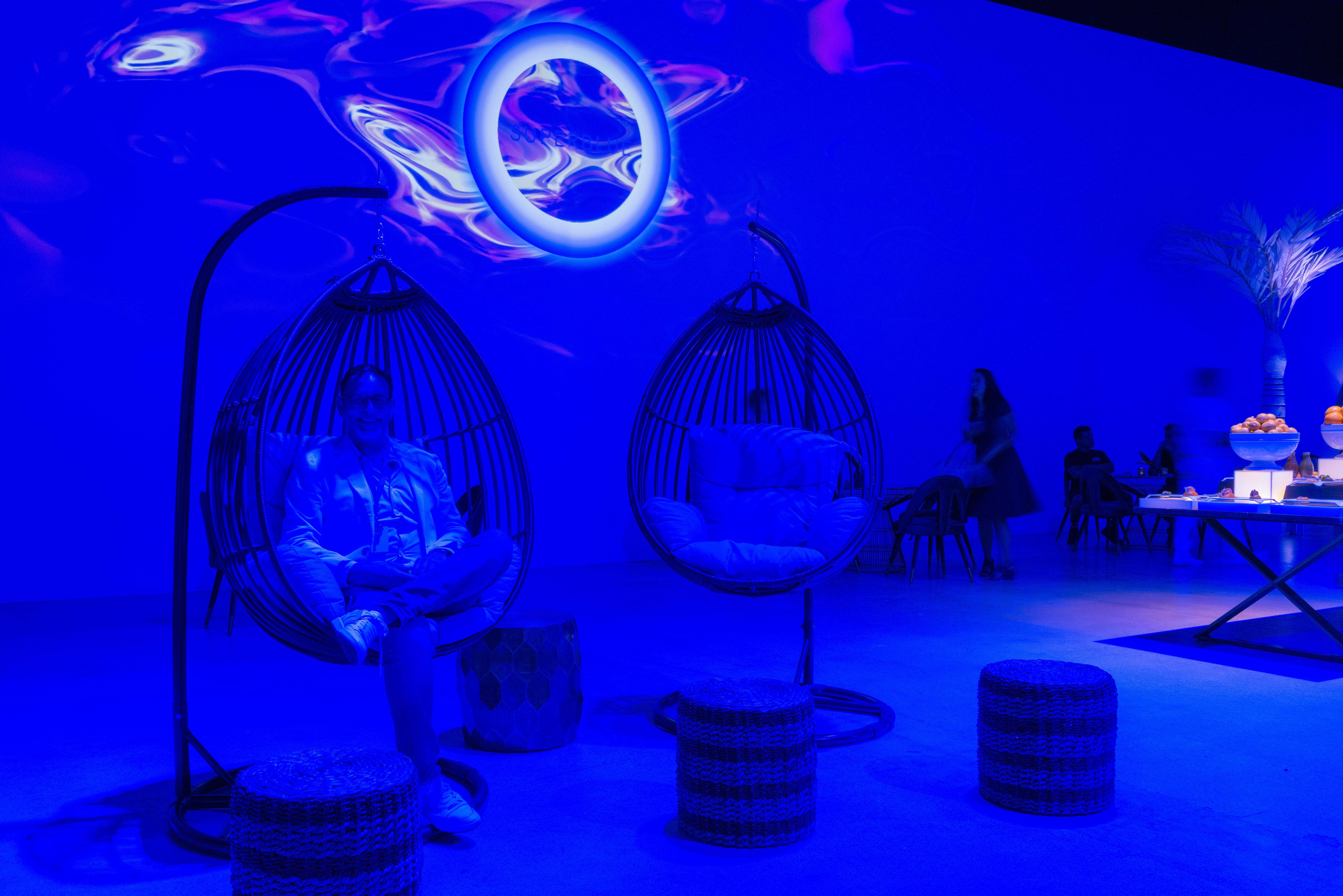 Creative Corporate Event in Artistic Space at Superblue in Miami, Florida