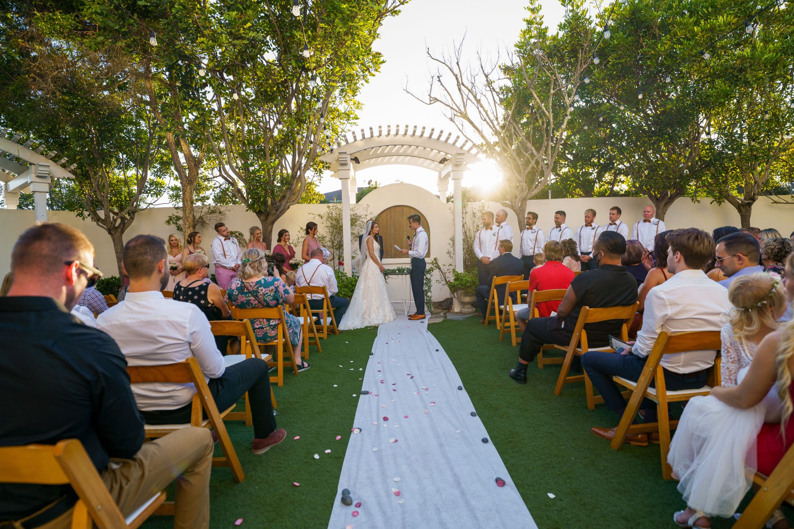 outdoor wedding in southern california at Verandas Beach House | PartySlate