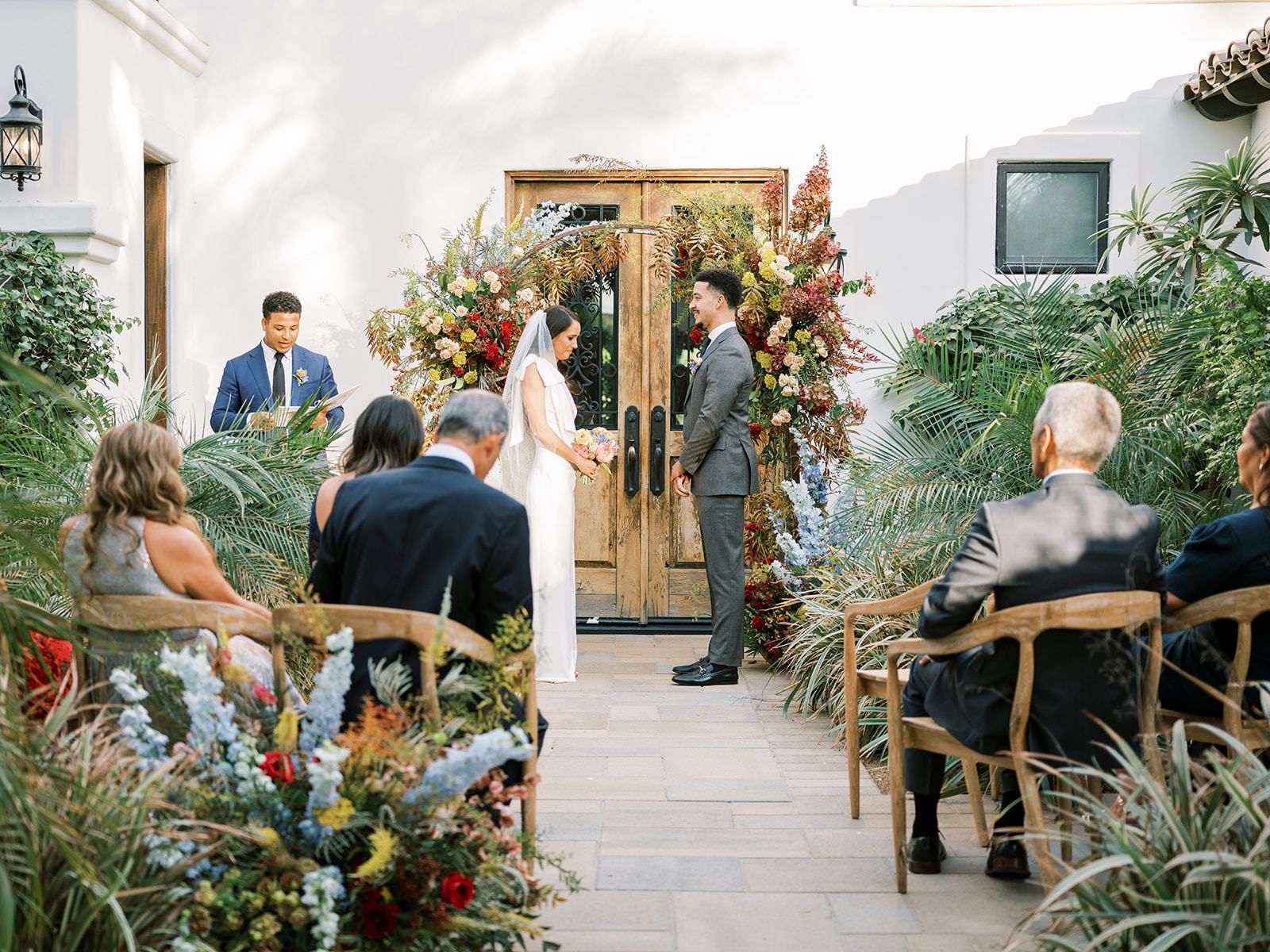 Colorful Country Chic Outdoor Wedding in Los Angeles, CA