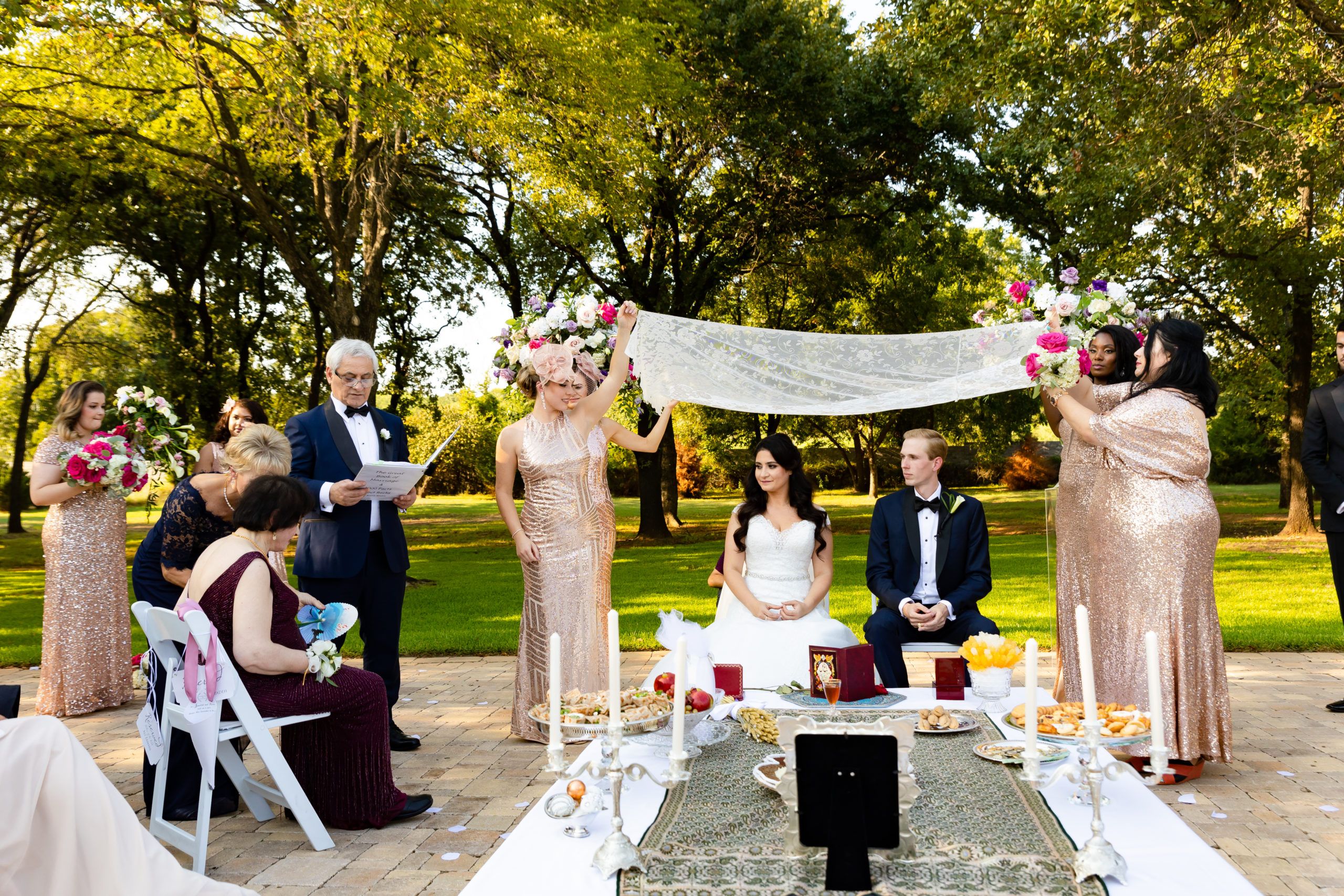 Elegant Fusion Wedding at The Olana in Hickory Creek, Texas