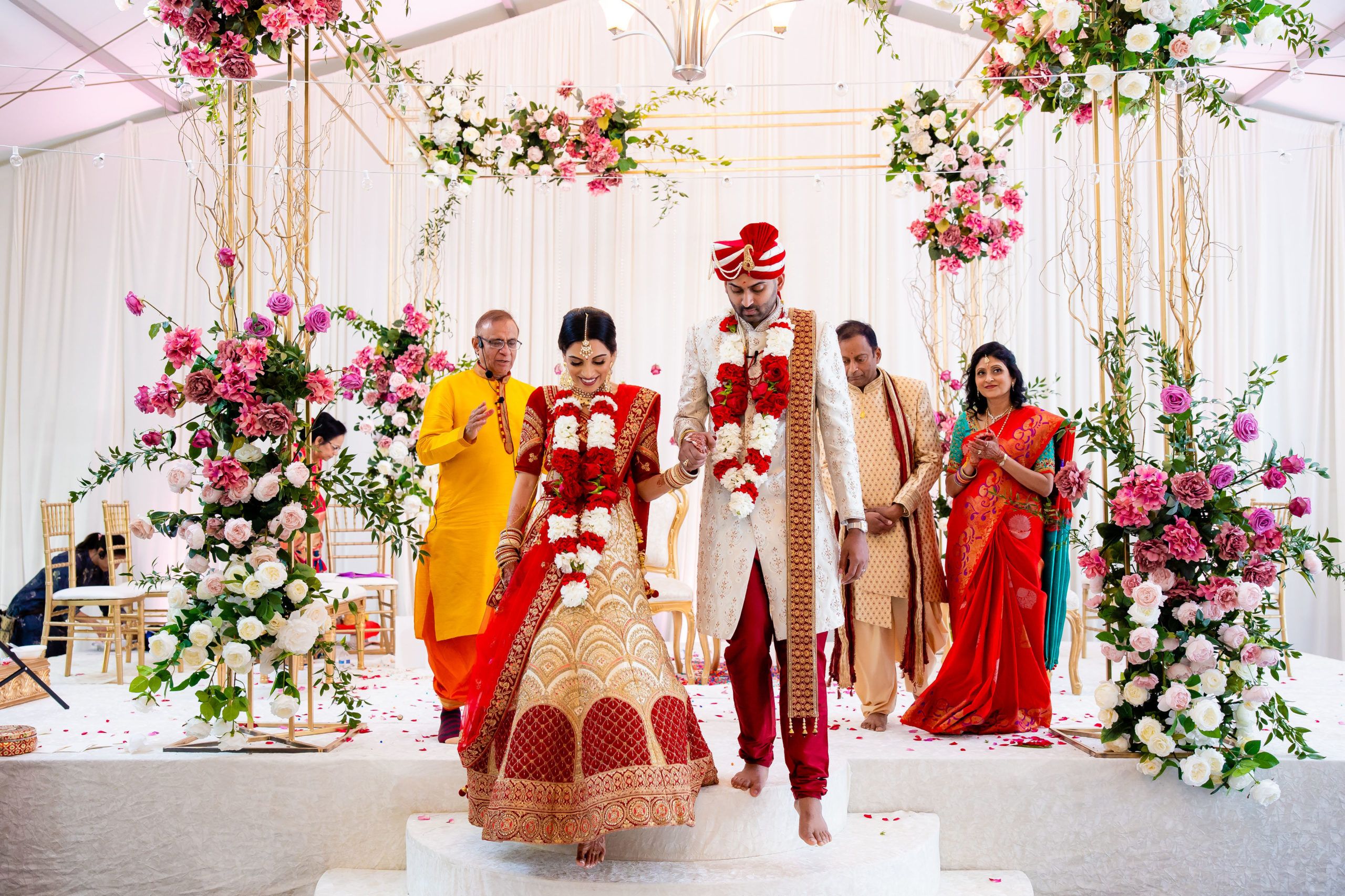 Enchanting Hindu Ceremony at The Marriott in Schaumburg, Illinois