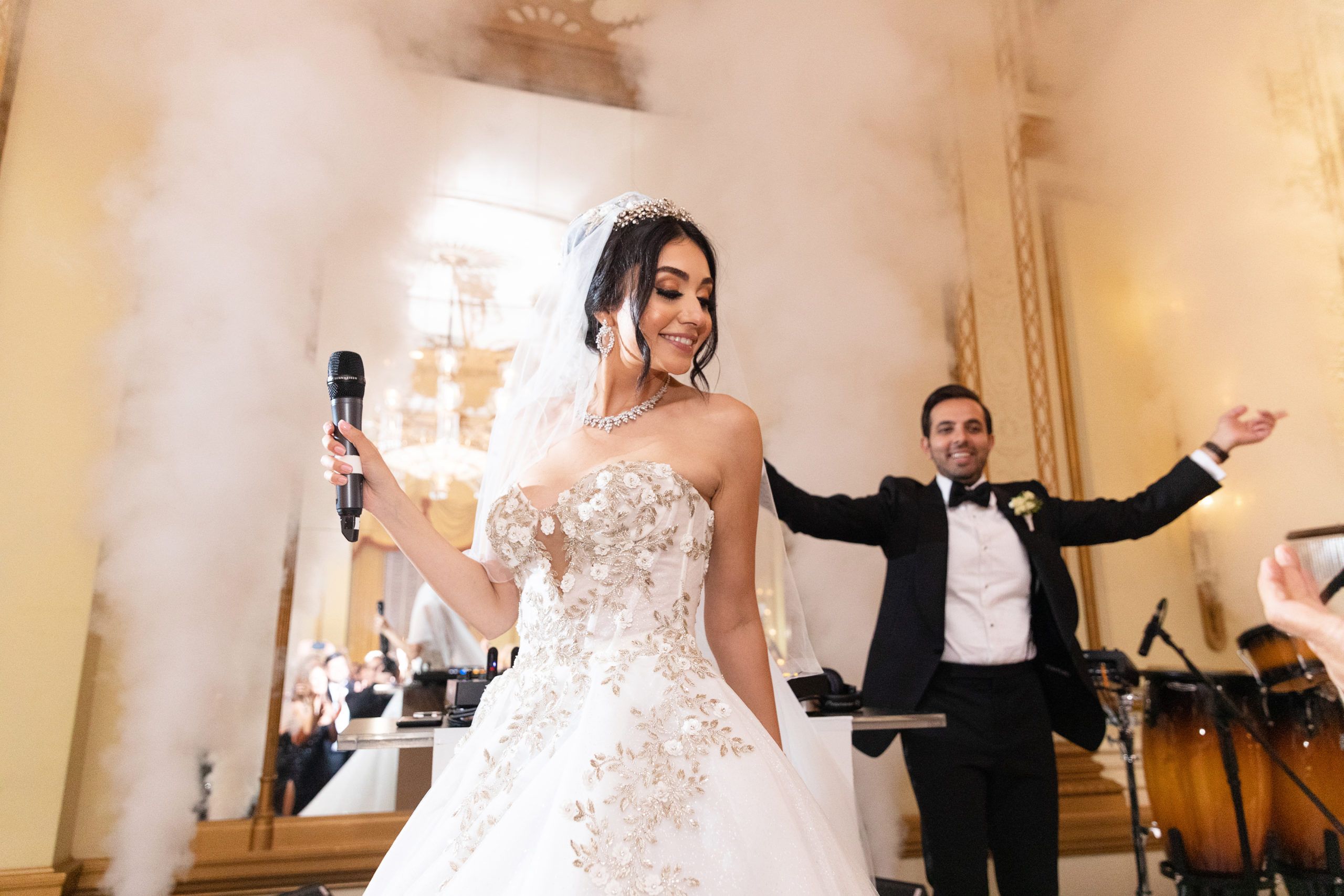 Extravagant All White Wedding at the Fairmont Vancouver in Vancouver, Canada