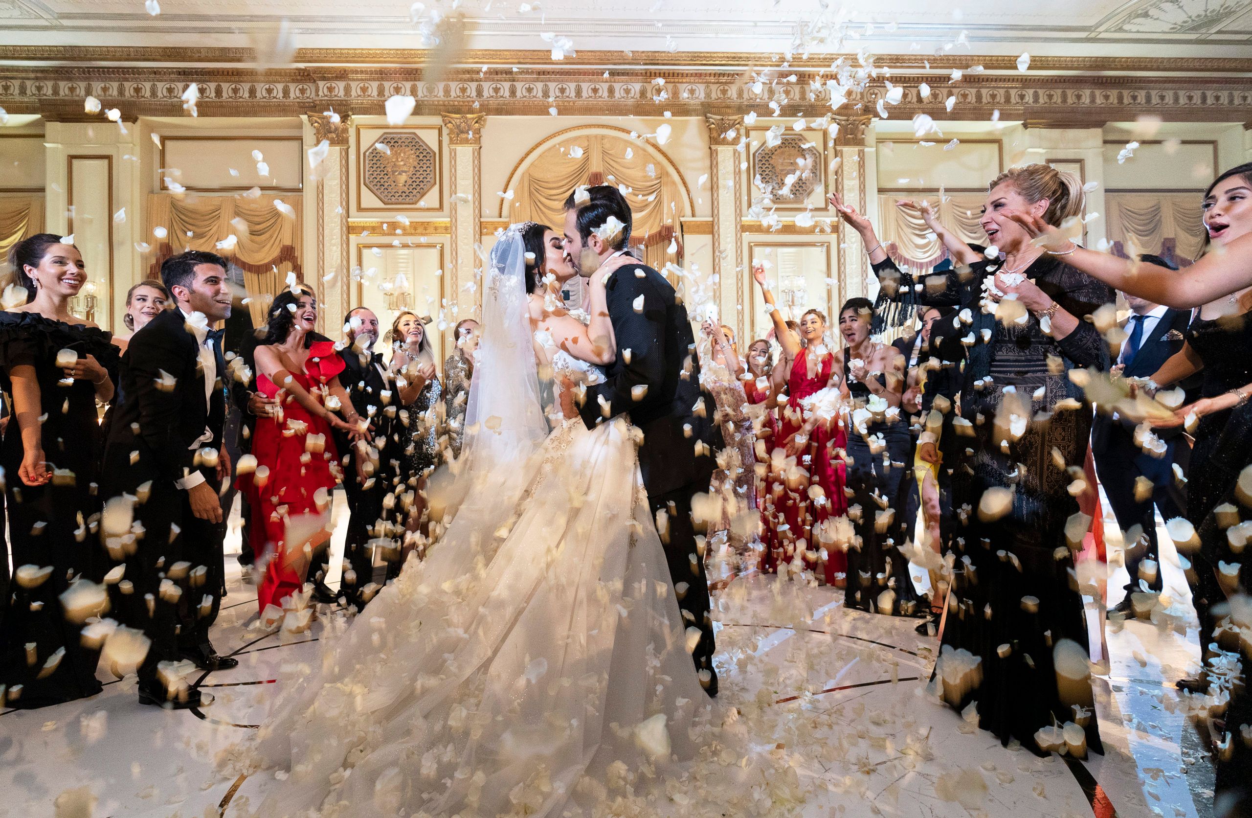 Extravagant All White Wedding at the Fairmont Vancouver in Vancouver, Canada