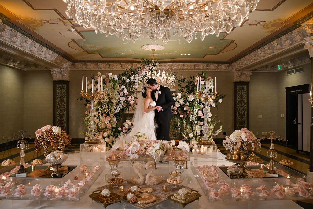 Glamorous Persian American Wedding at The US Grant Hotel