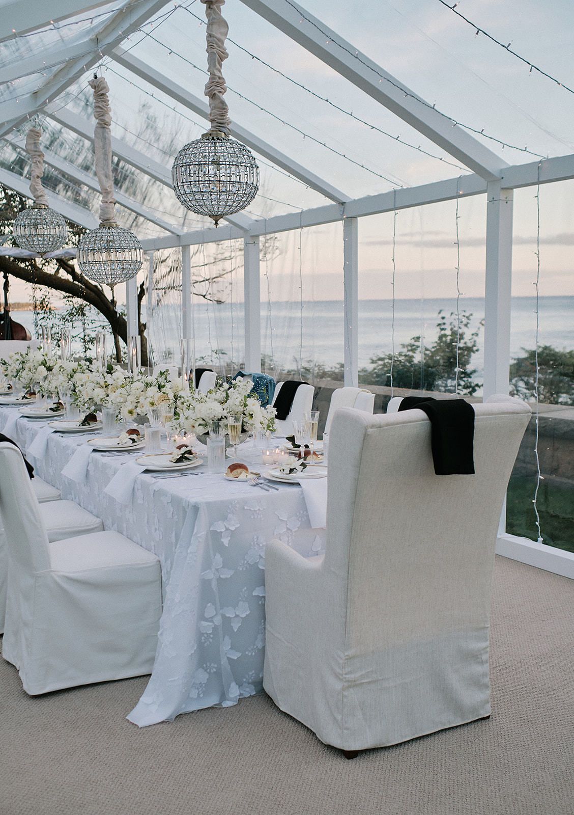 Lavish Secret Garden Seaside Wedding in Massachusetts