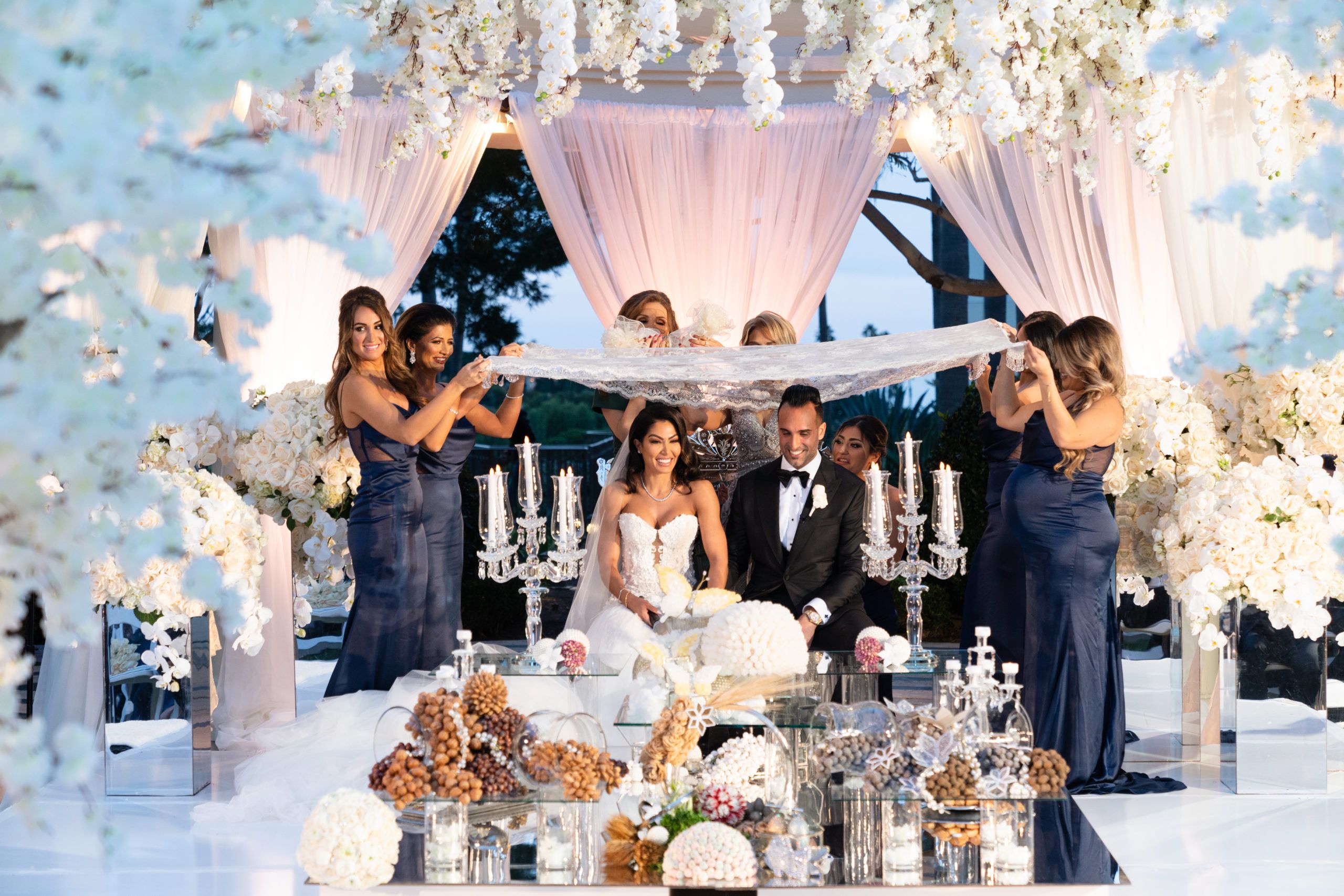 Luxurious White Wedding at Waldorf Astoria Monarch Beach in Dana Point, California
