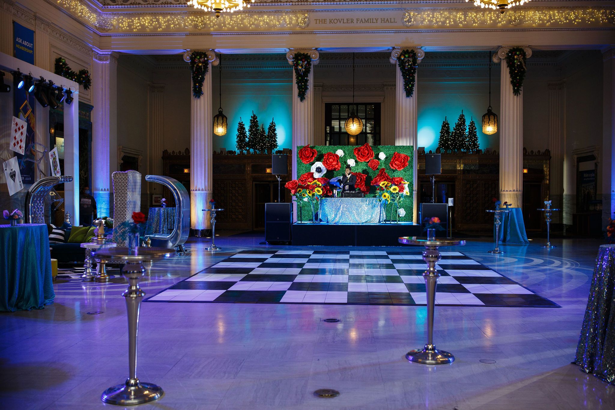 Alice in Wonderland Inspired Corporate Holiday Party at The Shedd Aquarium in Chicago, Illinois | PartySlate