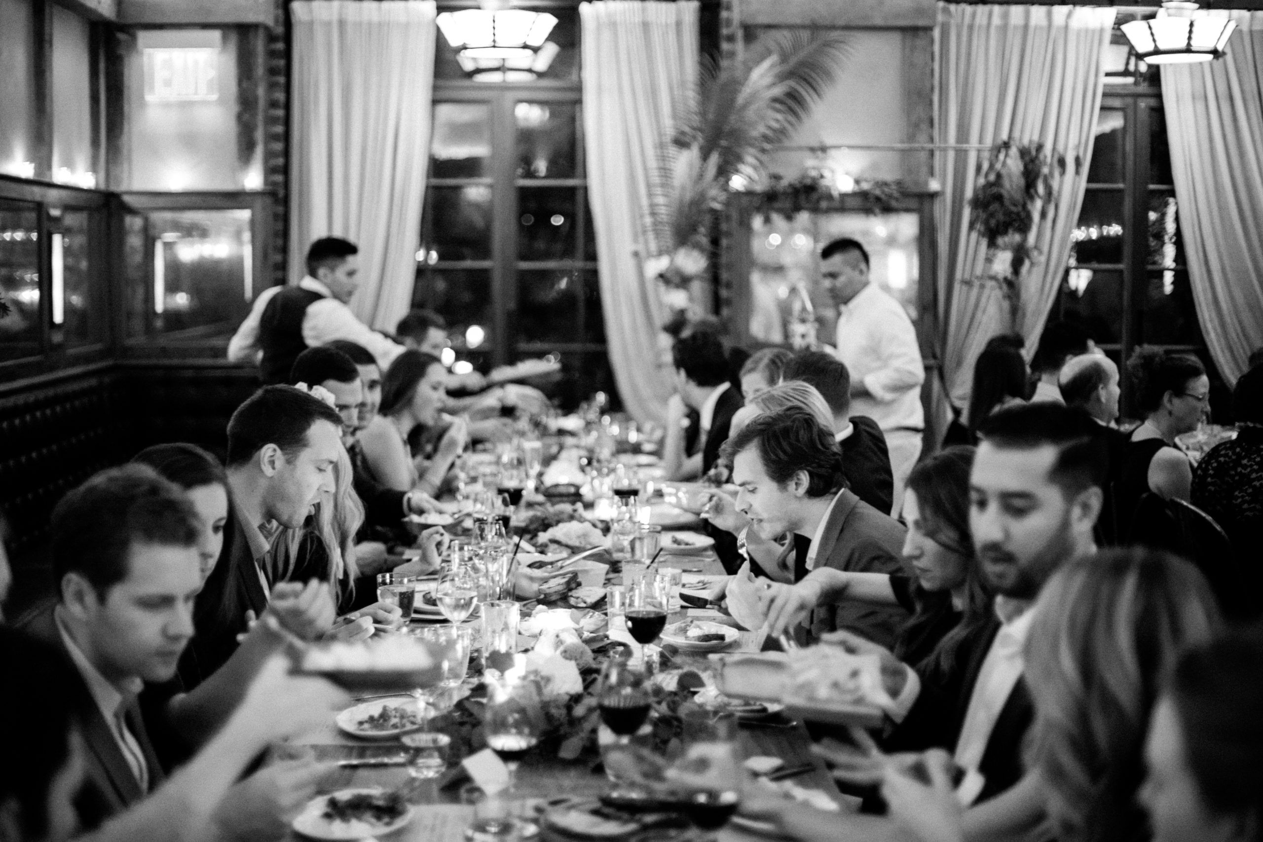 Rustic Chic Intimate Wedding at Locanda Verde in New York, New York