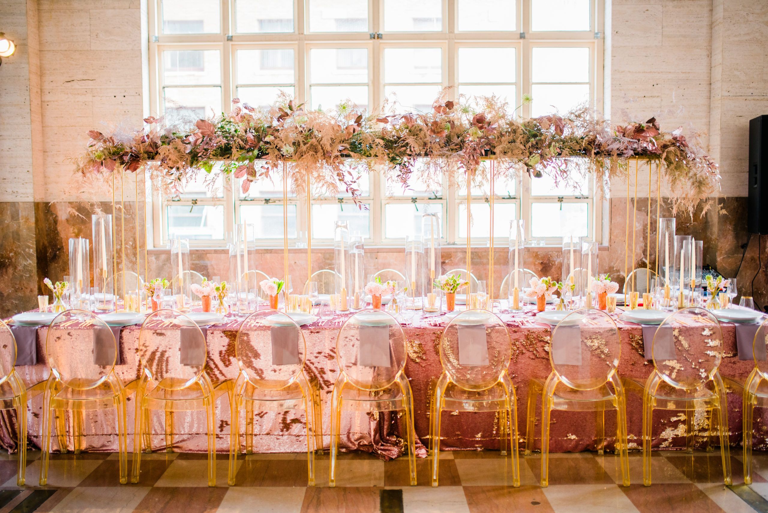 Stunning Pink and Gold Miami Wedding