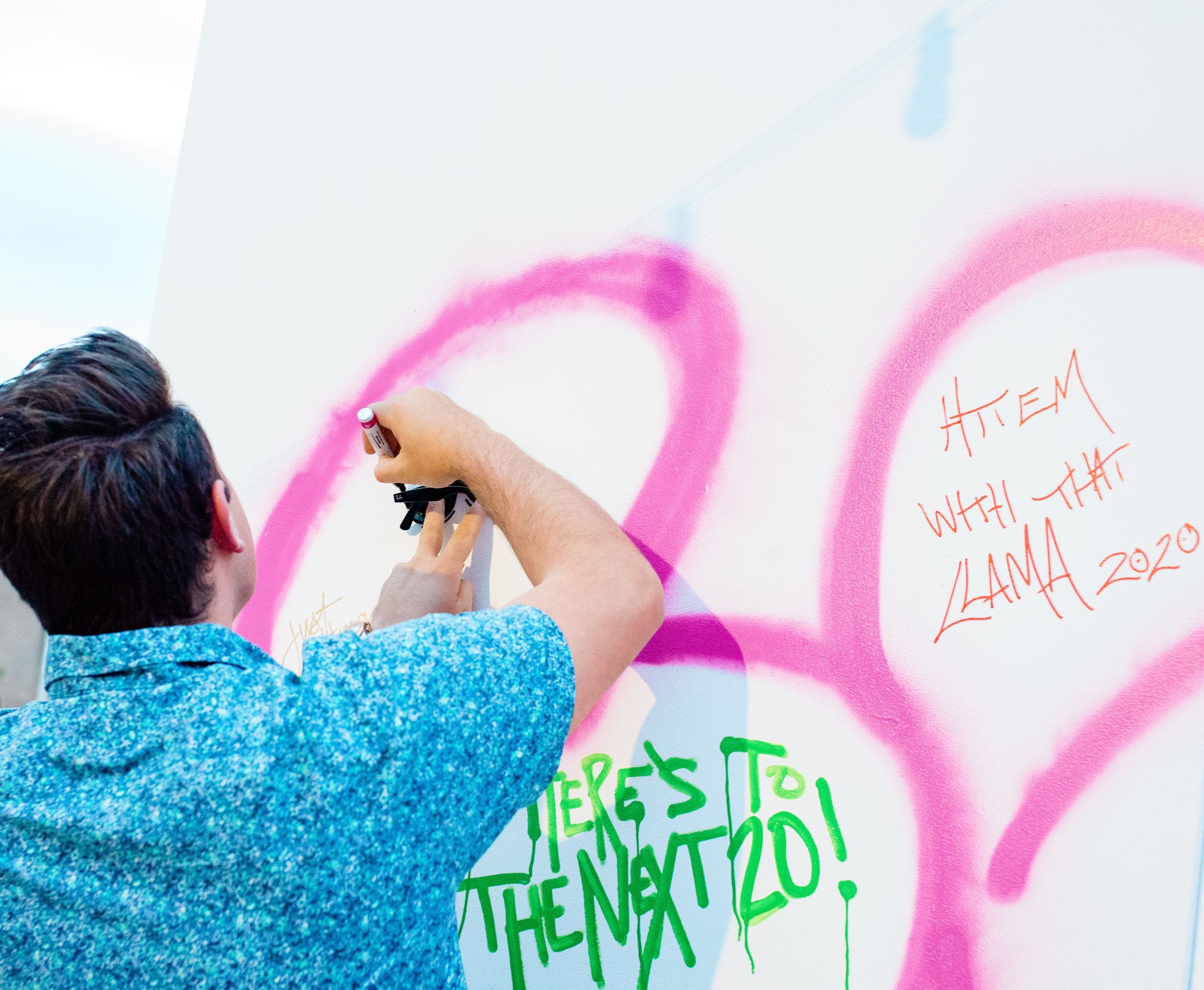 Colorful Anniversary Celebration in Dallas, Texas