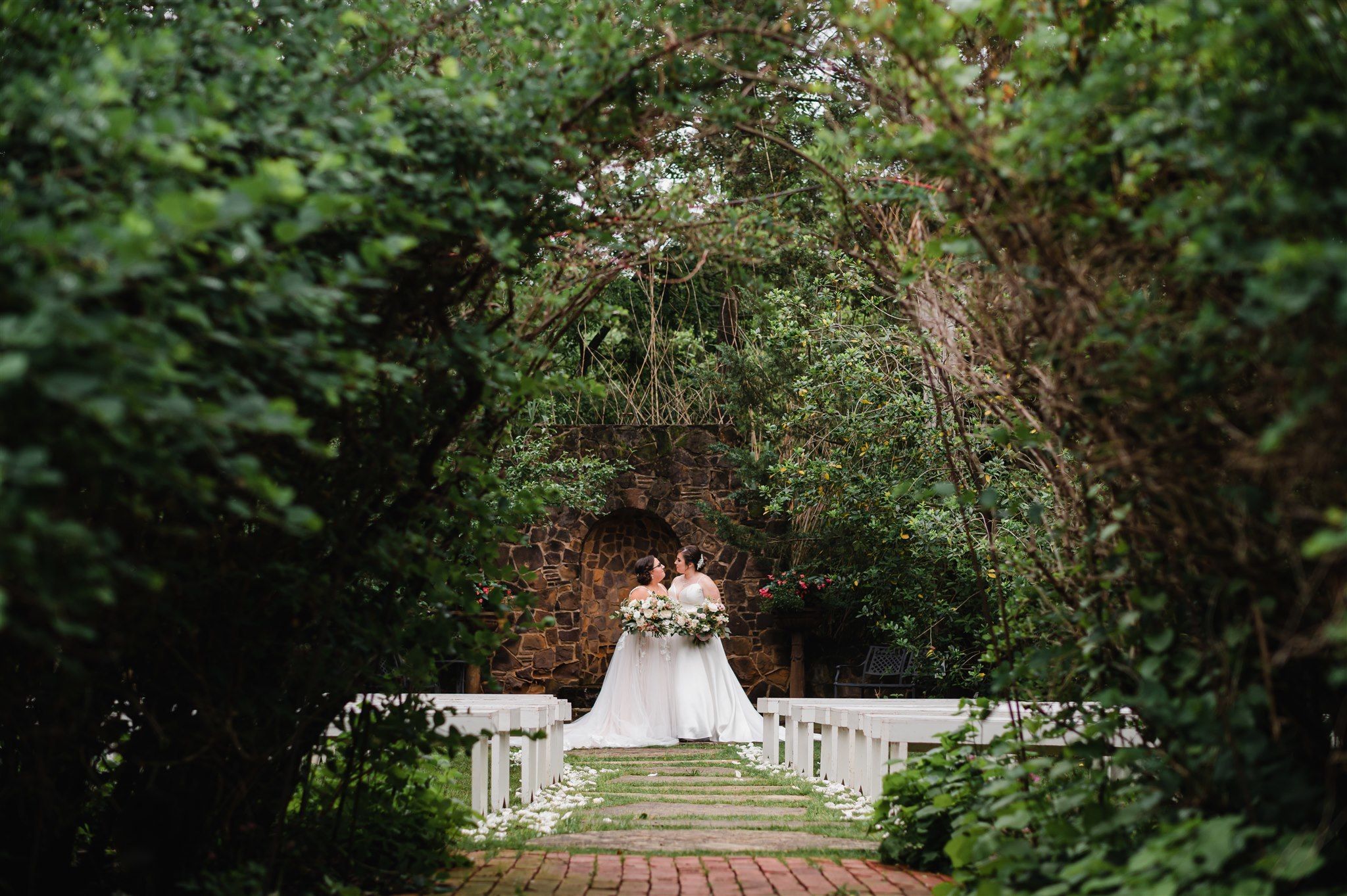 outdoor wedding at Weston Gardens In Bloom | PartySlate