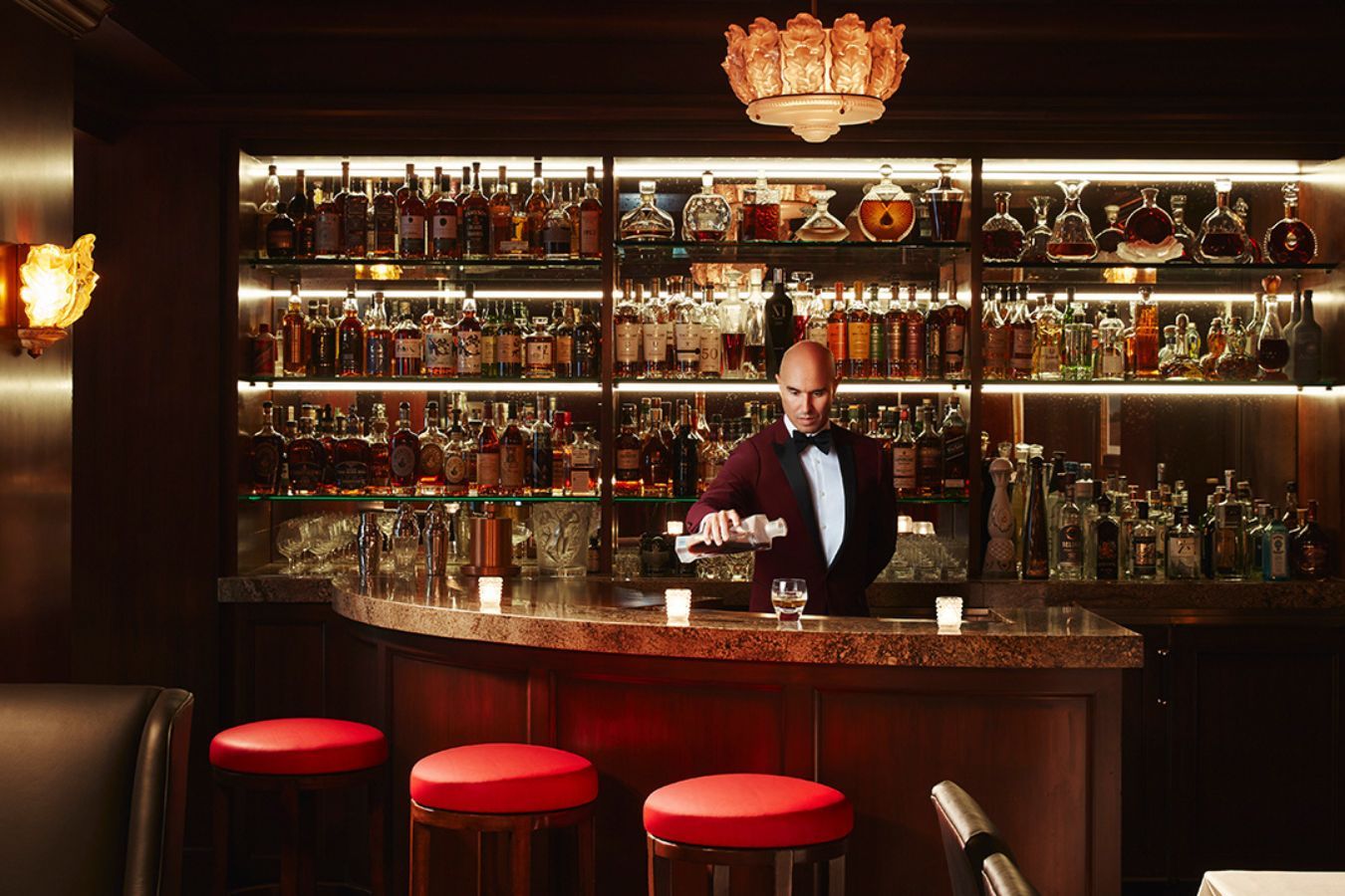 The Cigar and Whiskey Bar at The Maybourne Beverly Hills | PartySlate