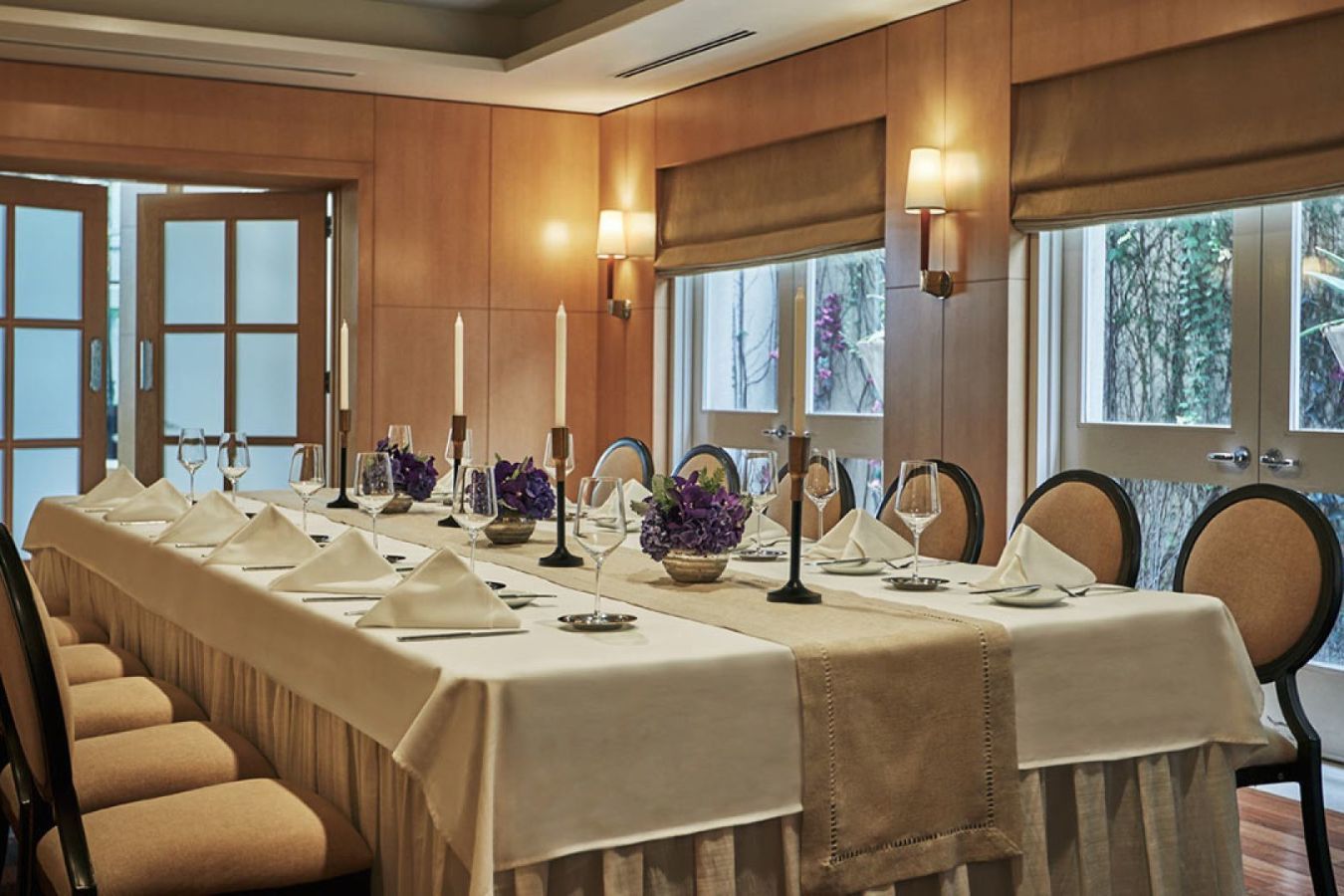 Semi-Private Dining Room at L'Ermitage Beverly Hills | PartySlate