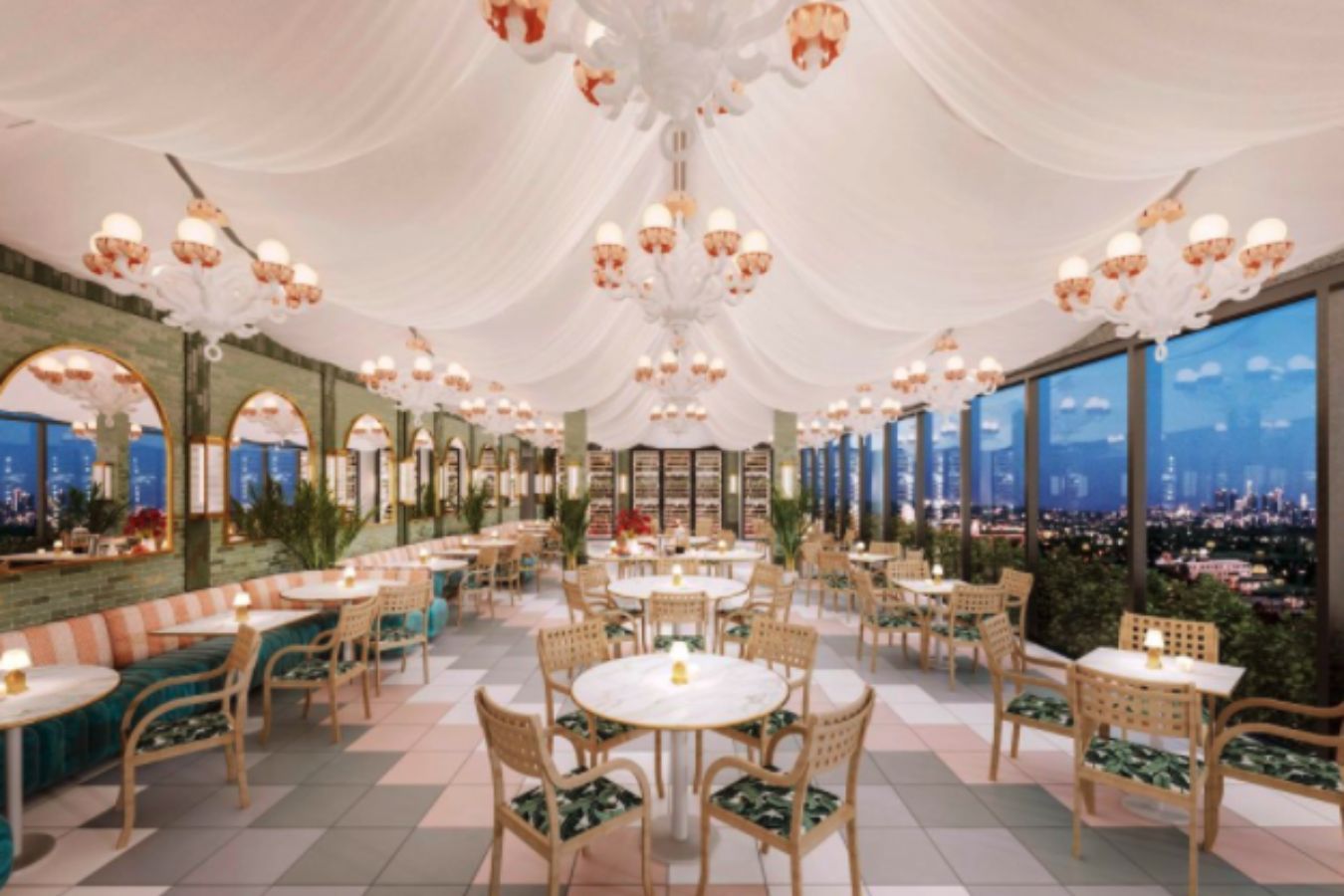 Merois atop the Pendry West Hollywood