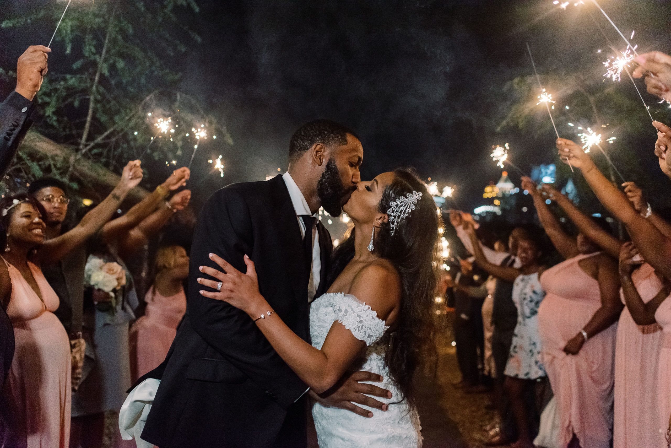 A Luxe Blush Garden Wedding and Reception at the Piedmont Gardens and Tent in Atlanta, GA