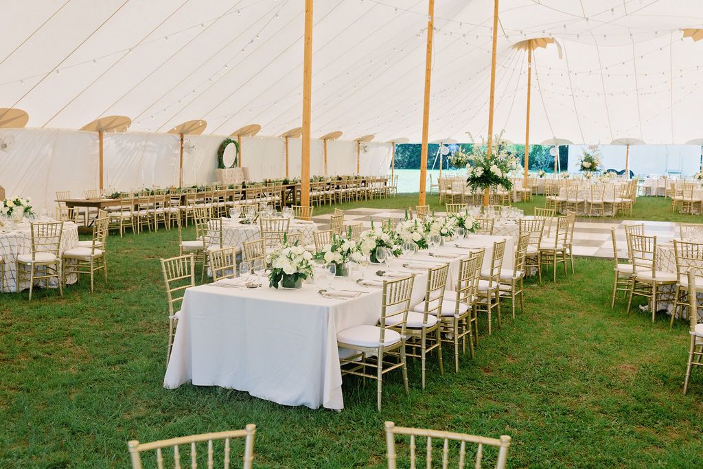 Elegant Tented Wedding at Coastal Discovery Museum on Hilton Head Island, South Carolina | PartySlate