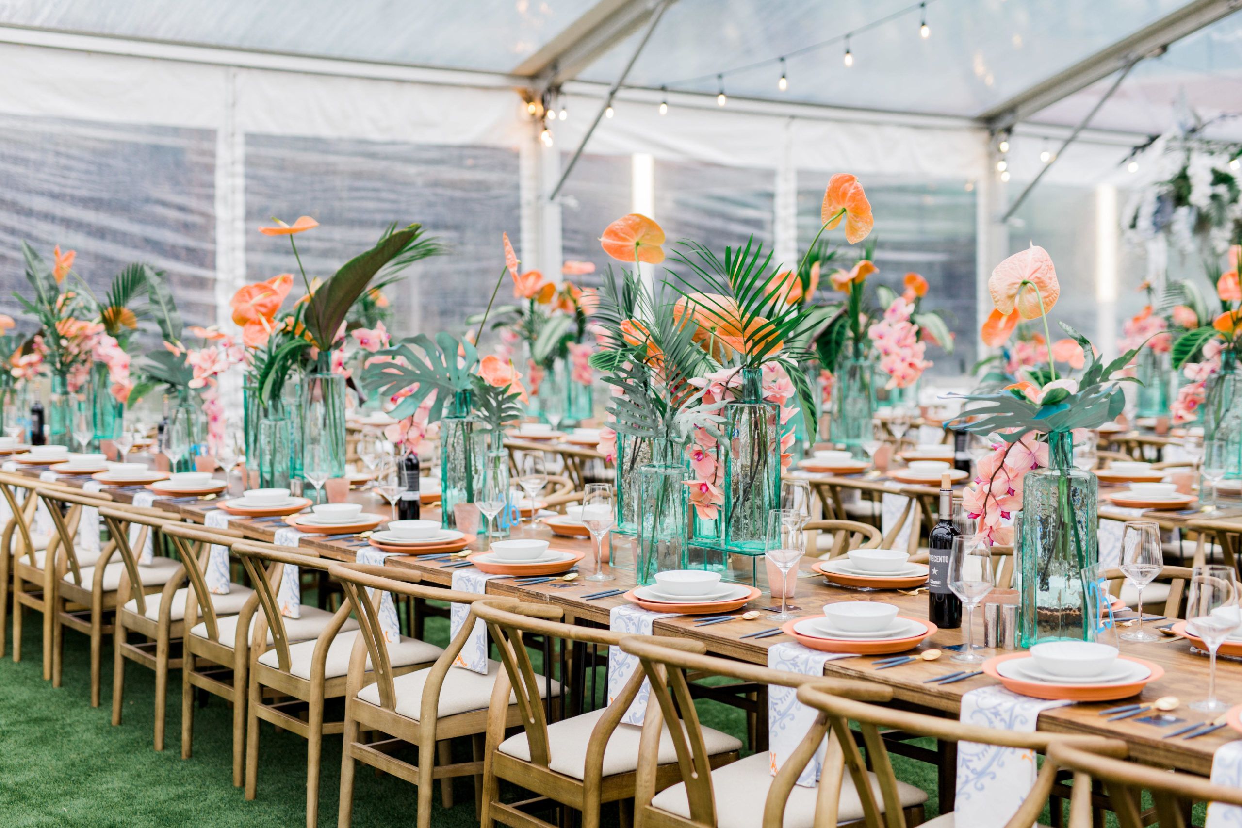 Exquisite Vibrant Tropical Themed Corporate Event at Westin Irving Convention Center at Las Colinas at in Irving, TX | PartySlate