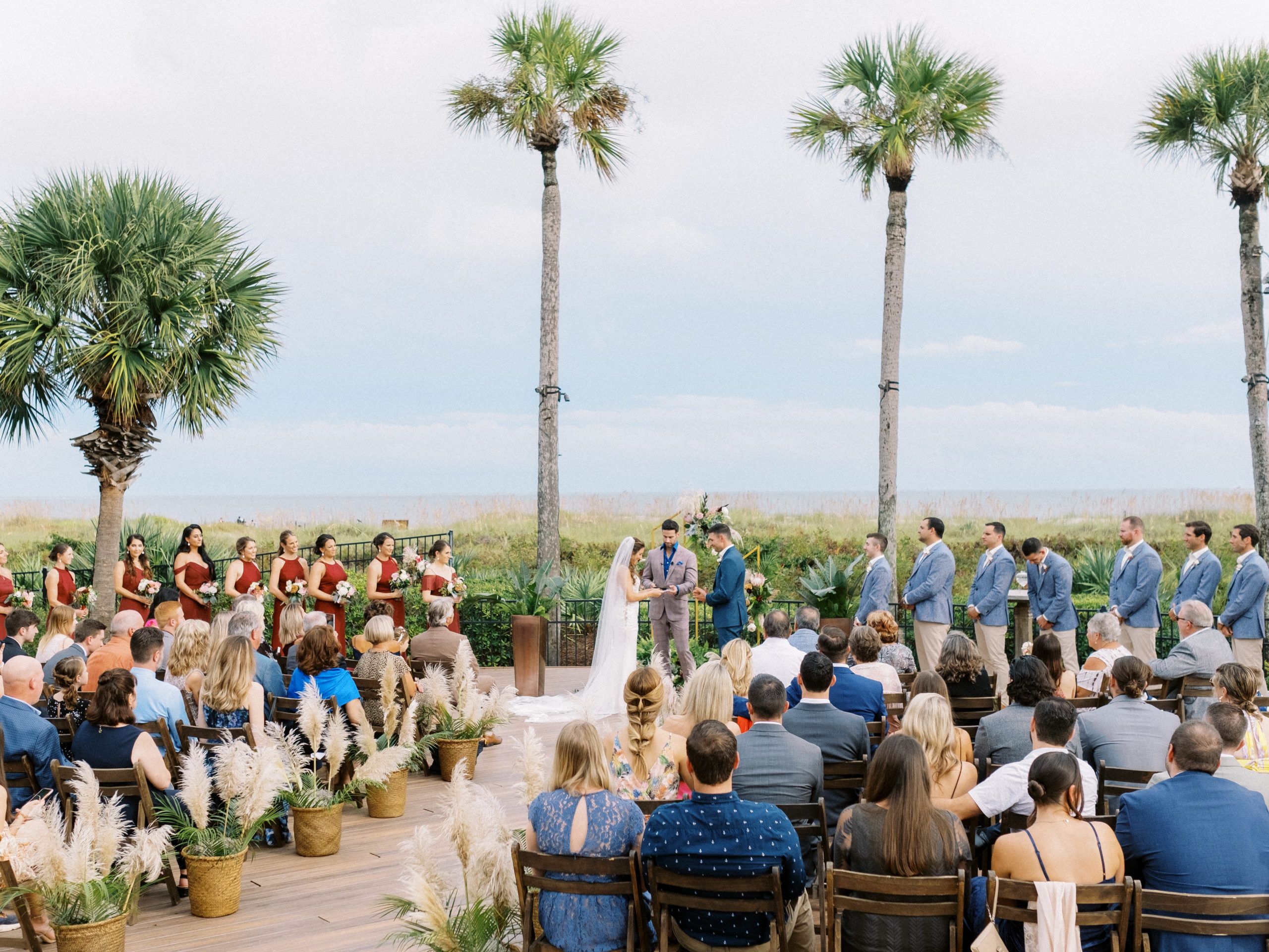 Romantic Boho Wedding at The Westin Hilton Head Island Resort & Spa | PartySlate