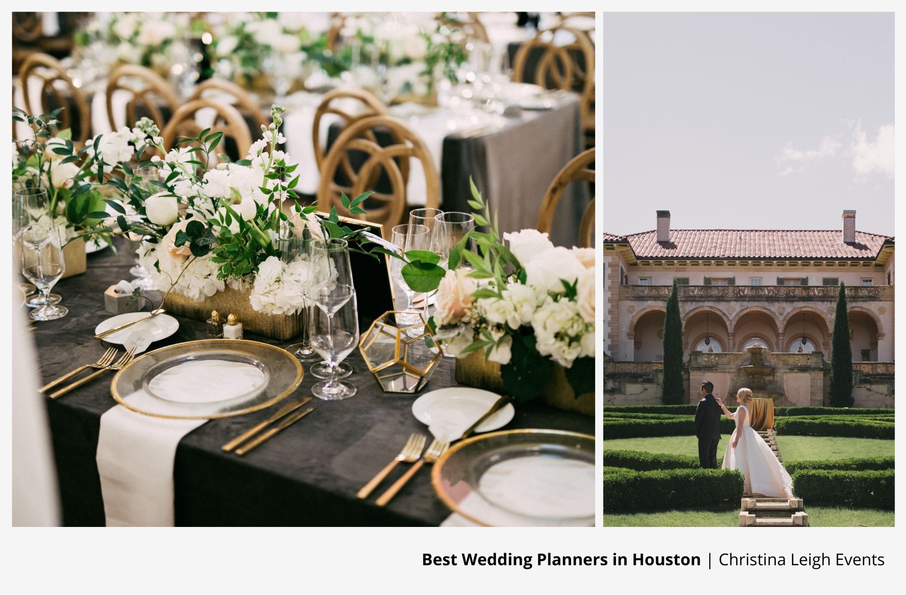 Wedding at a mansion