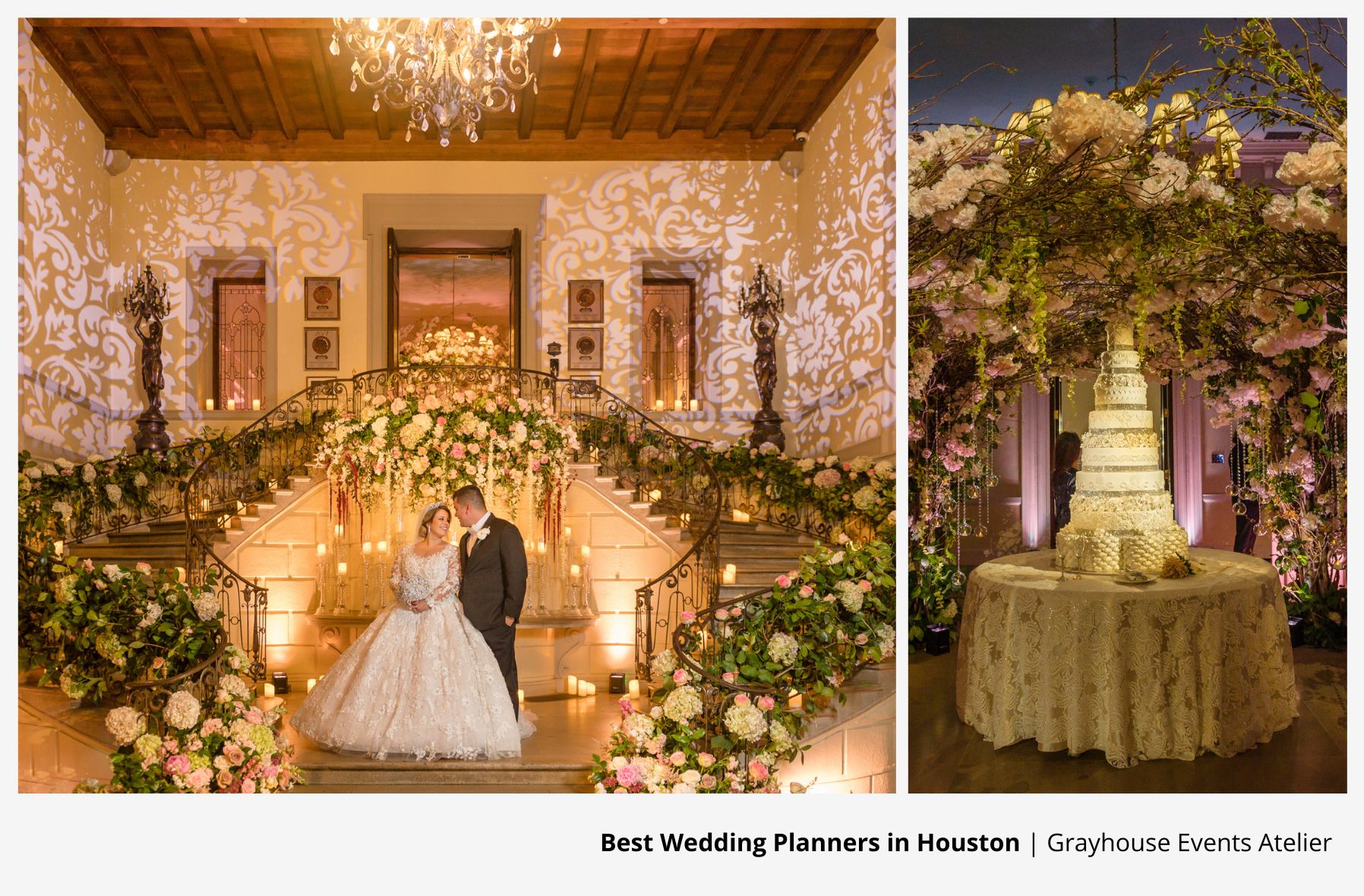 Glamorous and romantic wedding